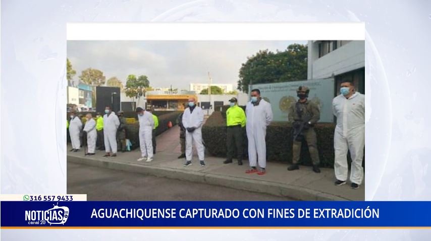 AGUACHIQUENSE CAPTURADO CON FINES DE EXTRADICIÓN