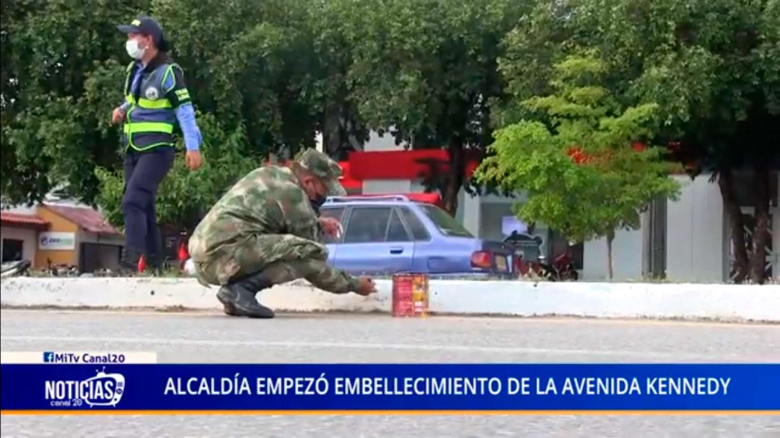 ALCALDÍA EMPEZÓ EMBELLECIMIENTO DE LA AVENIDA KENNEDY