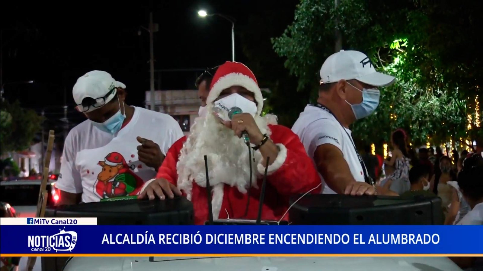 ALCALDÍA RECIBIÓ DICIEMBRE ENCENDIENDO EL ALUMBRADO