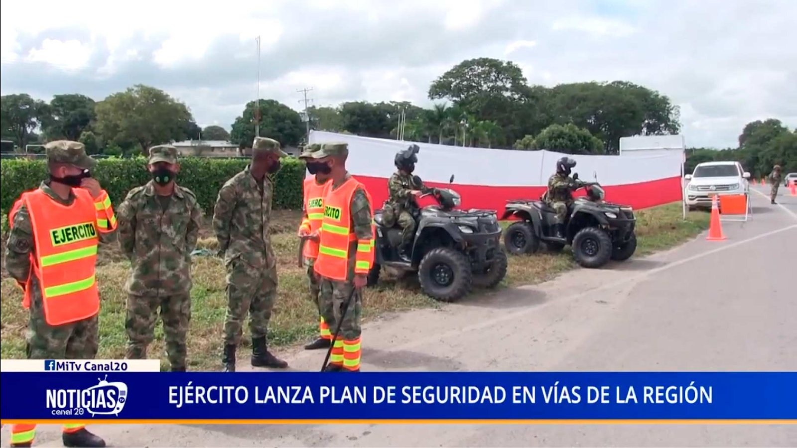 EJÉRCITO LANZA PLAN DE SEGURIDAD EN VÍAS DE LA REGIÓN