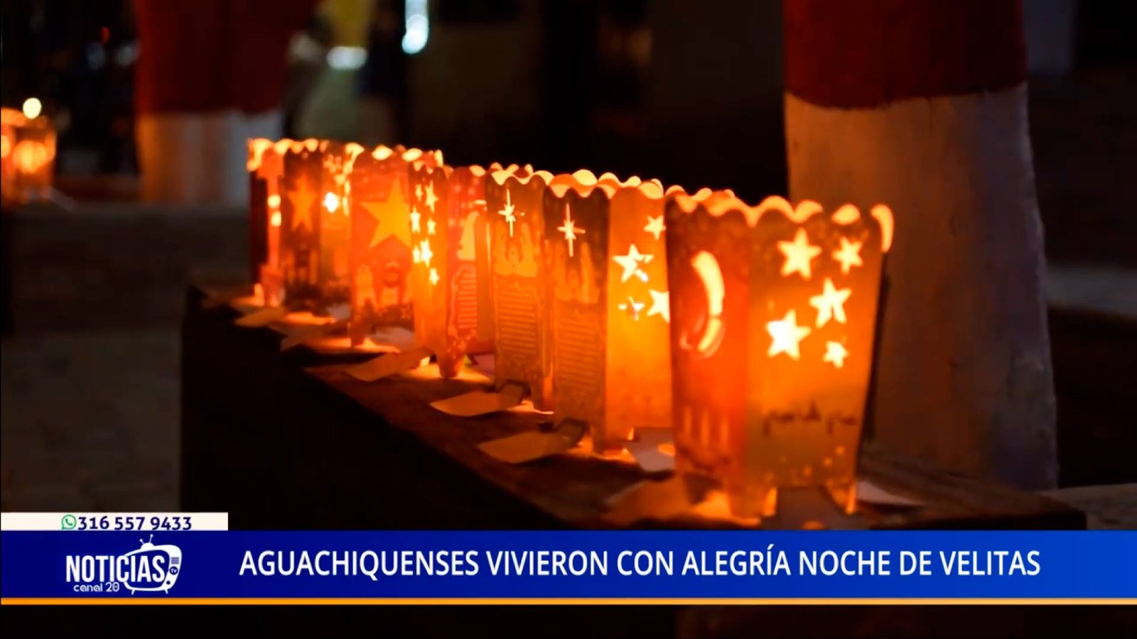 AGUACHIQUENSES VIVIERON CON ALEGRÍA NOCHE DE VELITAS