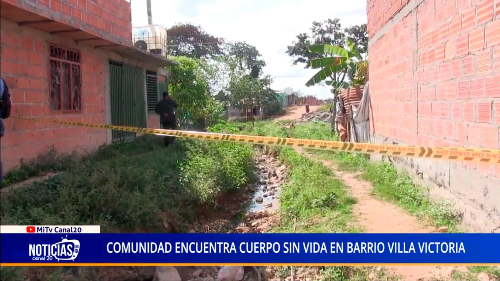 COMUNIDAD ENCUENTRA CUERPO SIN VIDA EN BARRIO VILLA VICTORIA