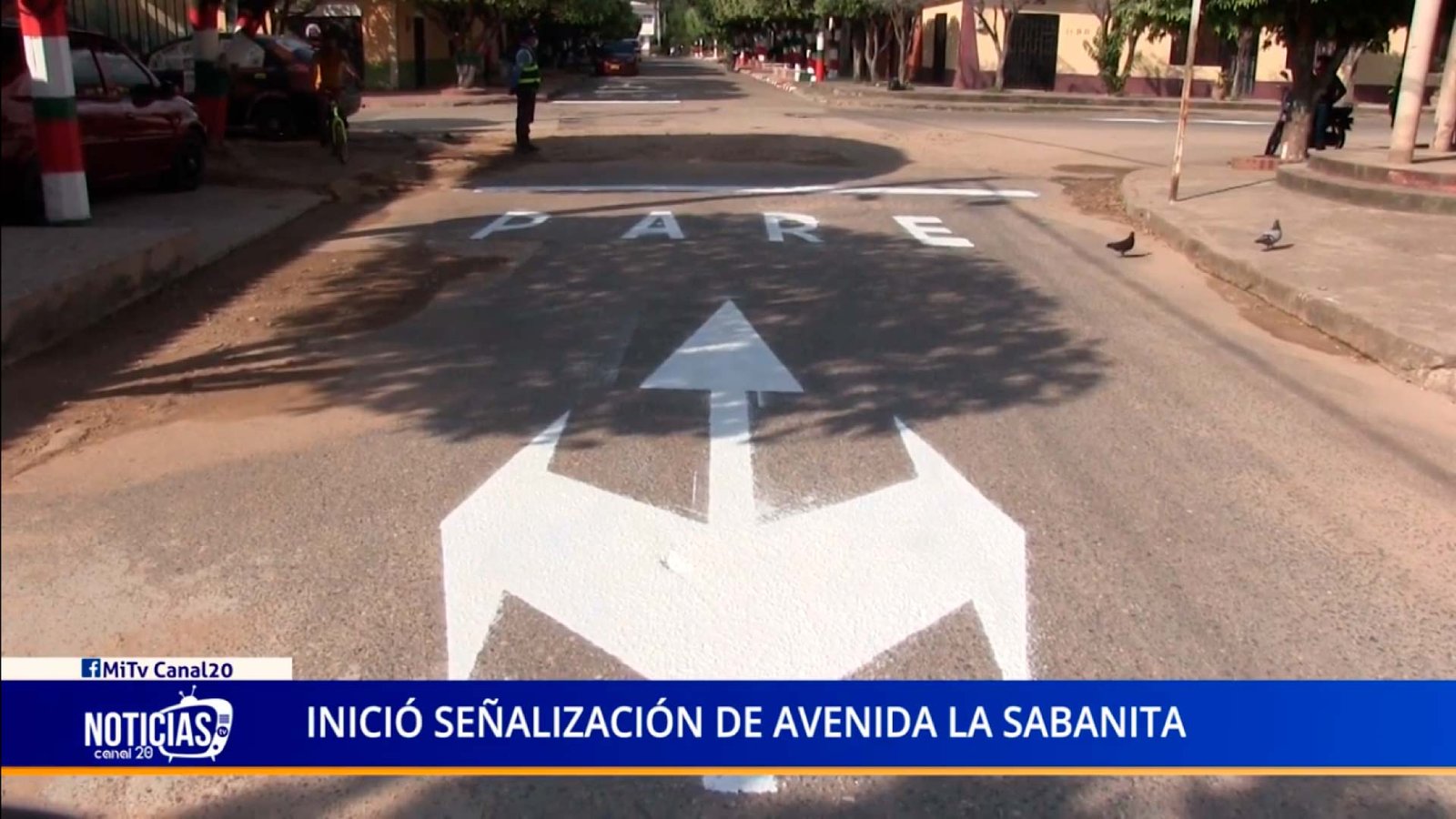 INICIÓ SEÑALIZACIÓN DE AVENIDA LA SABANITA