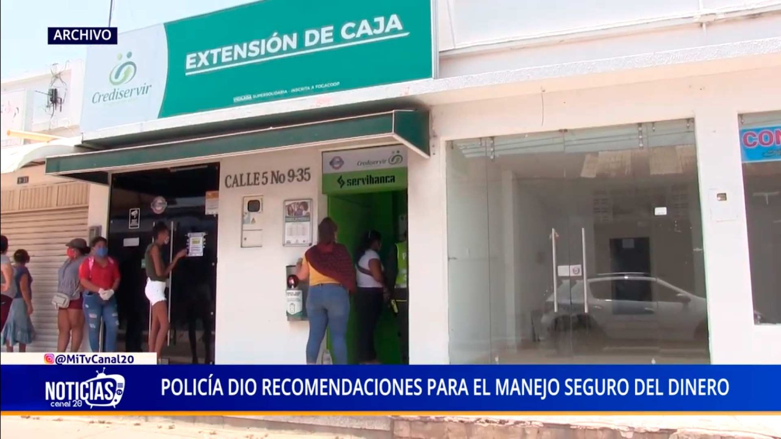 POLICÍA ENTREGA RECOMENDACIONES PARA EL MANEJO SEGURO DEL DINERO