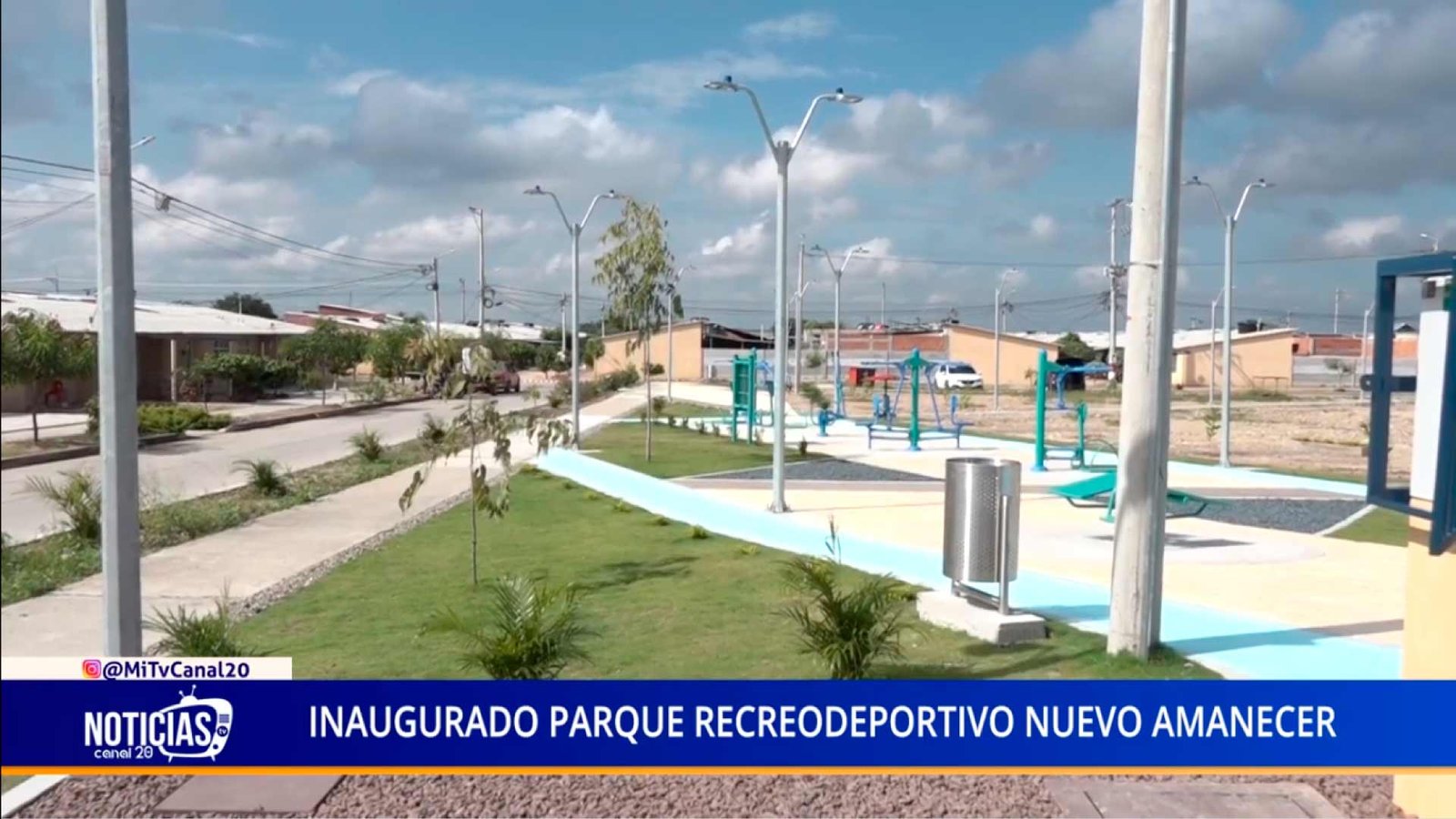 INAUGURADO PARQUE RECREODEPORTIVO NUEVO AMANECER