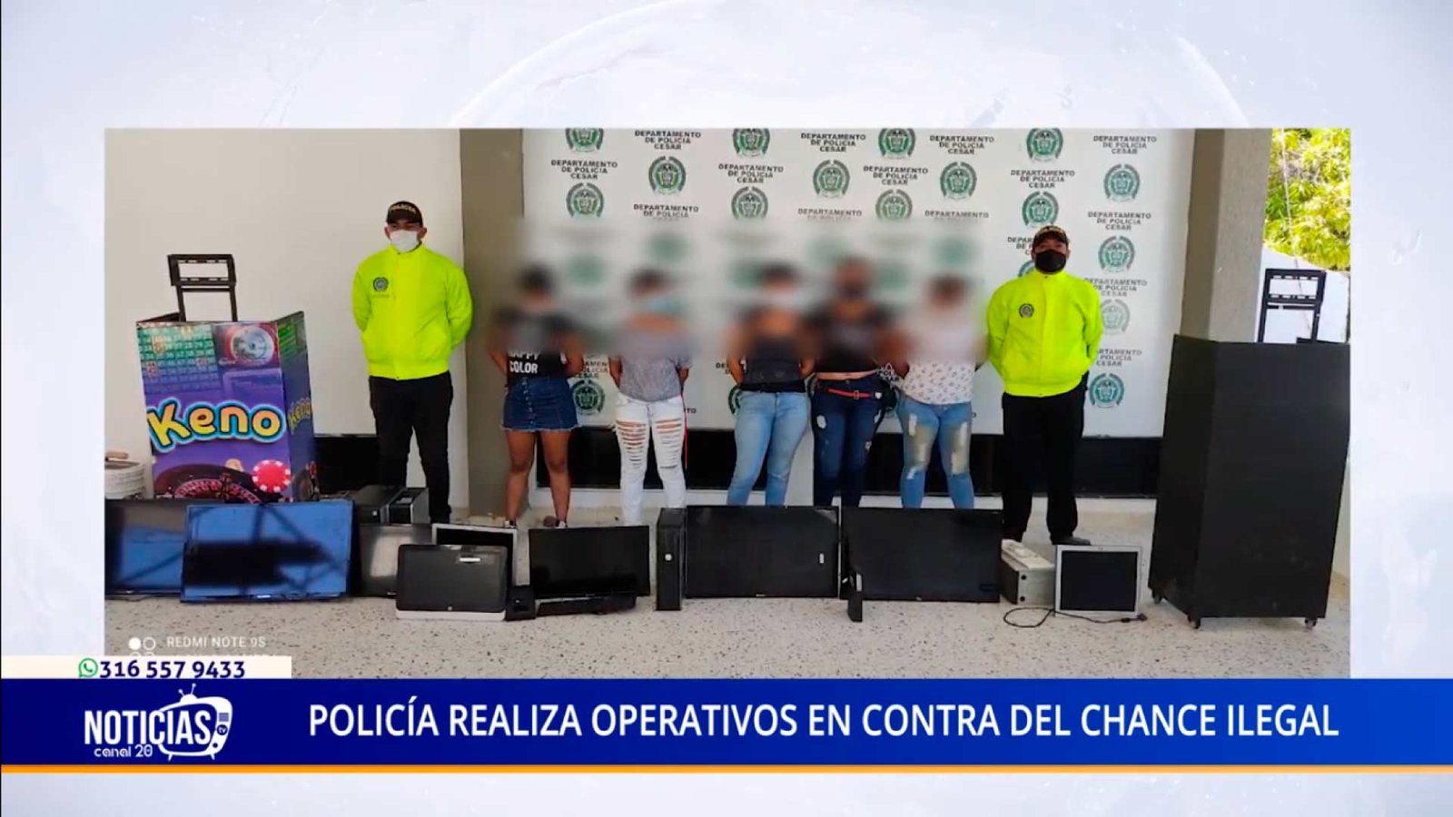 POLICIA REALIZA OPERATIVOS CONTRA EL CHANCE ILEGAL