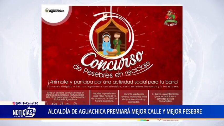 ALCALDÍA DE AGUACHICA PREMIARÁ MEJOR CALLE Y MEJOR PESEBRE