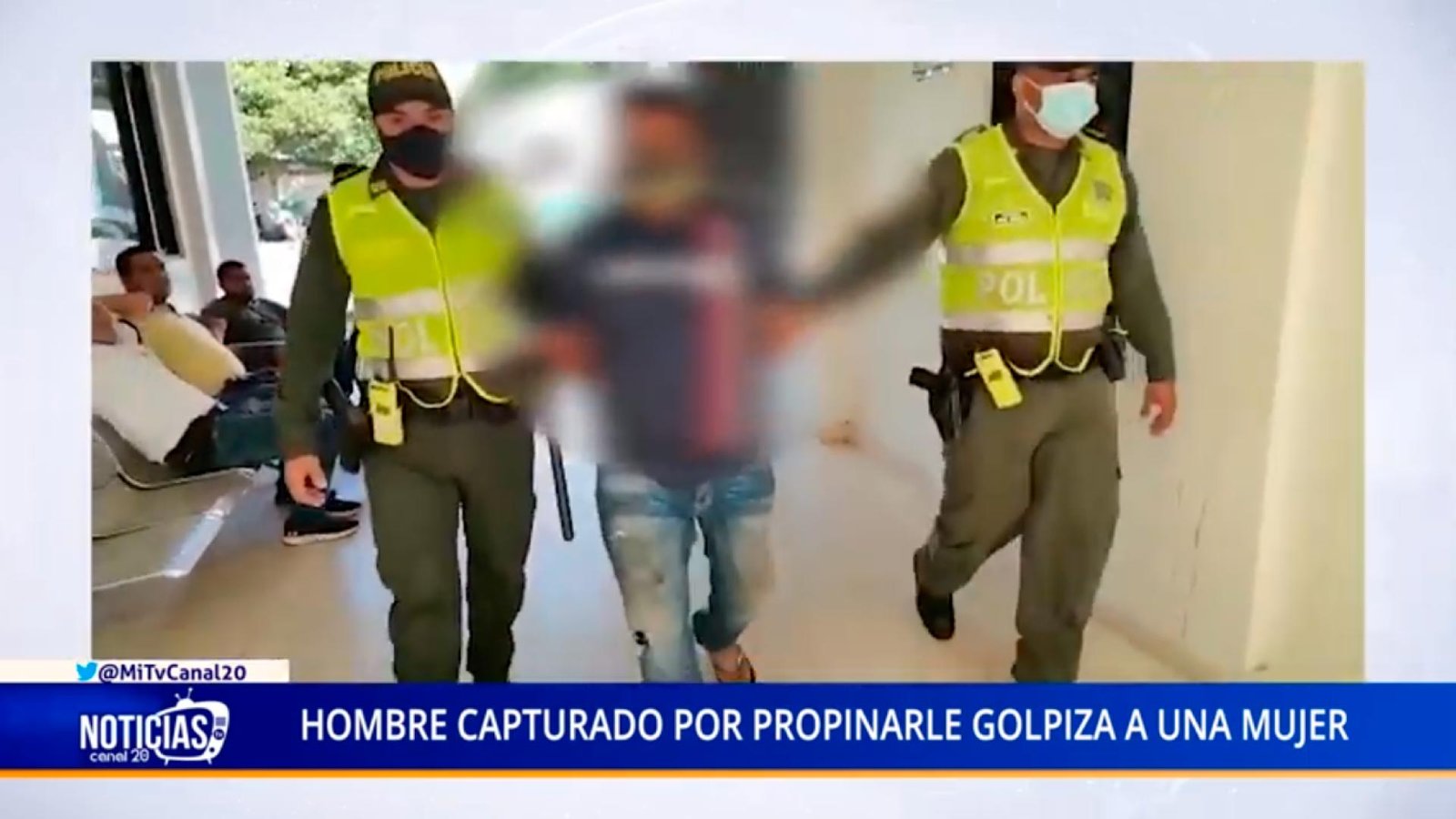 HOMBRE CAPTURADO POR PROPINARLE GOLPIZA A UNA MUJER