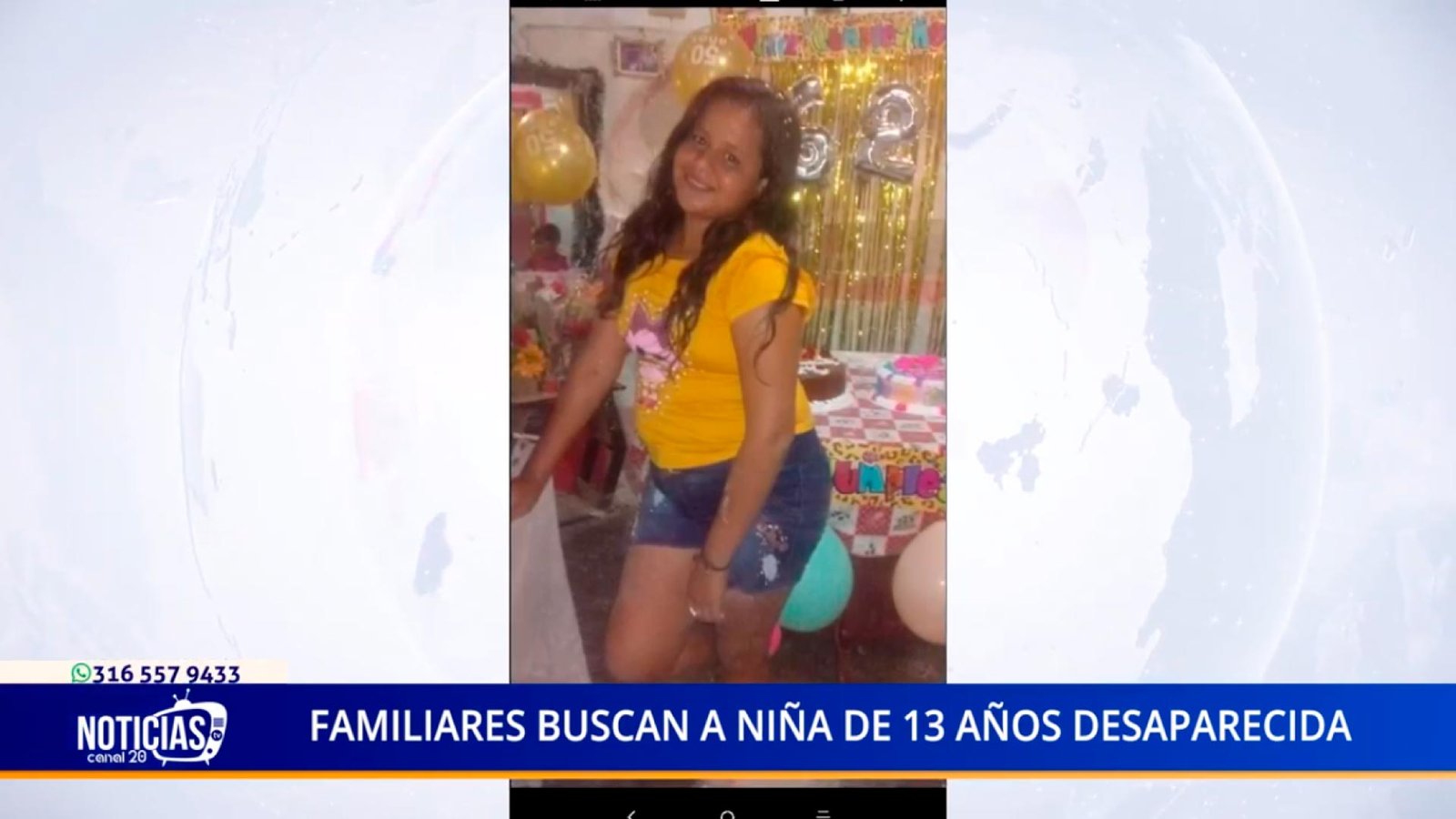 FAMILIARES BUSCAN A NIÑA DE 13 AÑOS DESAPARECIDA
