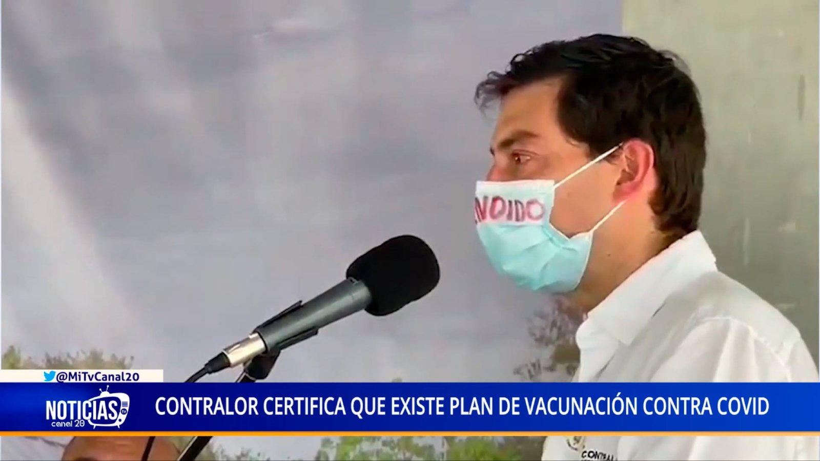 CONTRALOR CERTIFICA QUE EXISTE PLAN DE VACUNACIÓN CONTRA COVID