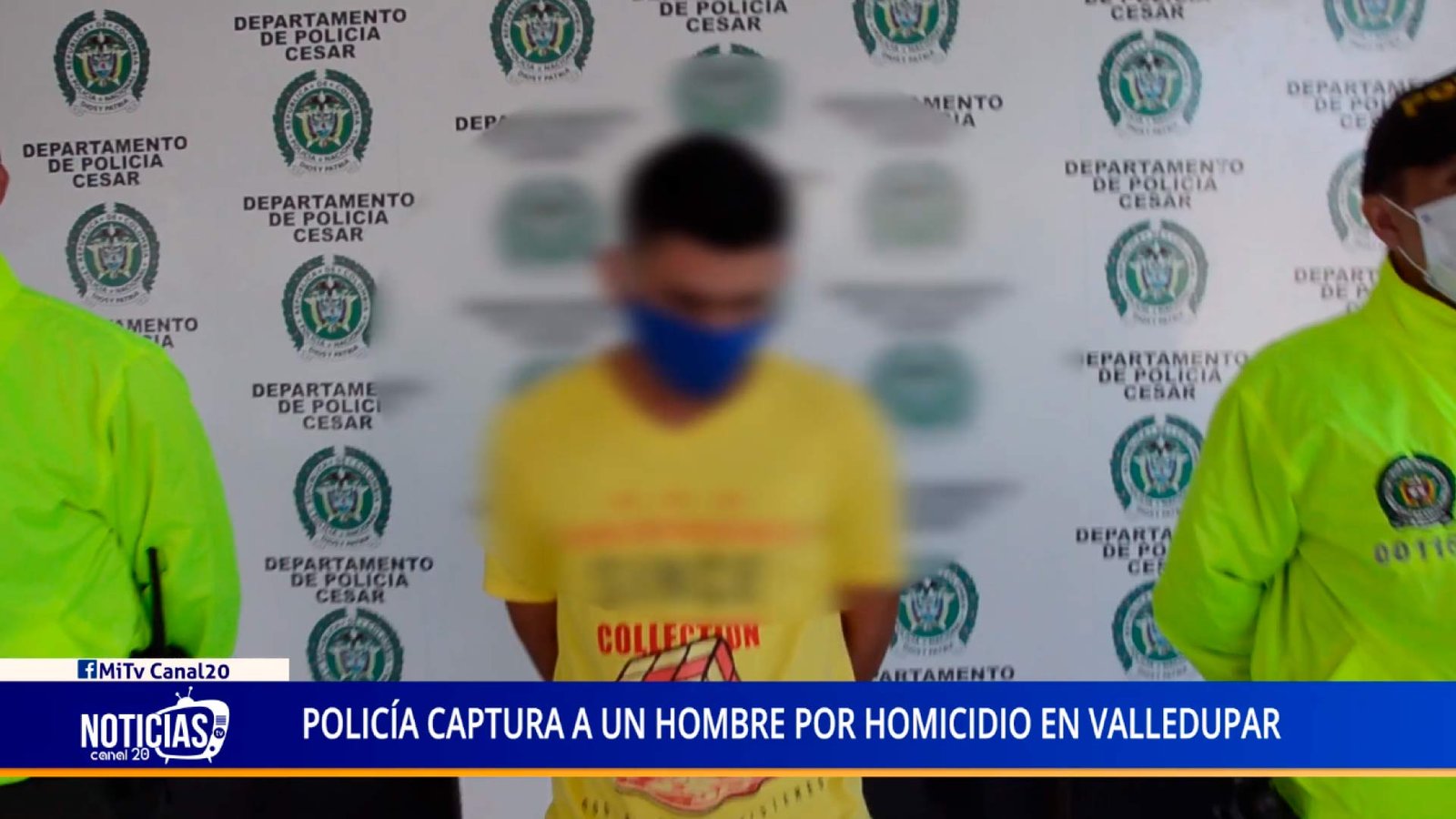 POLICÍA CAPTURA A UN HOMBRE POR HOMICIDIO EN VALLEDUPAR
