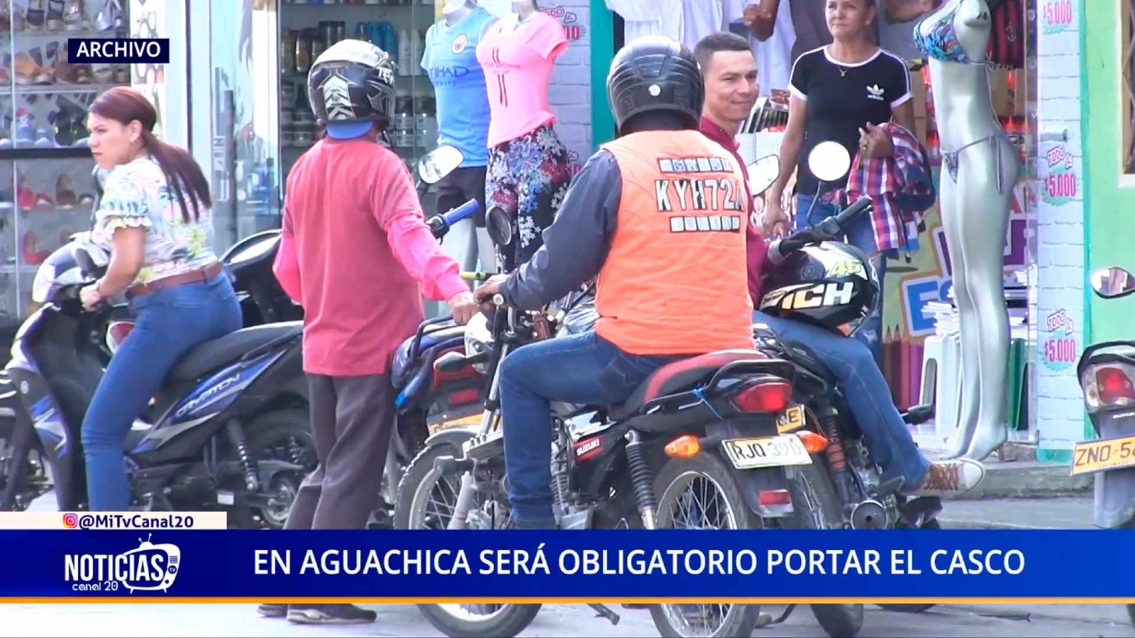 EN AGUACHICA SERÁ OBLIGATORIO PORTAR EL CASCO