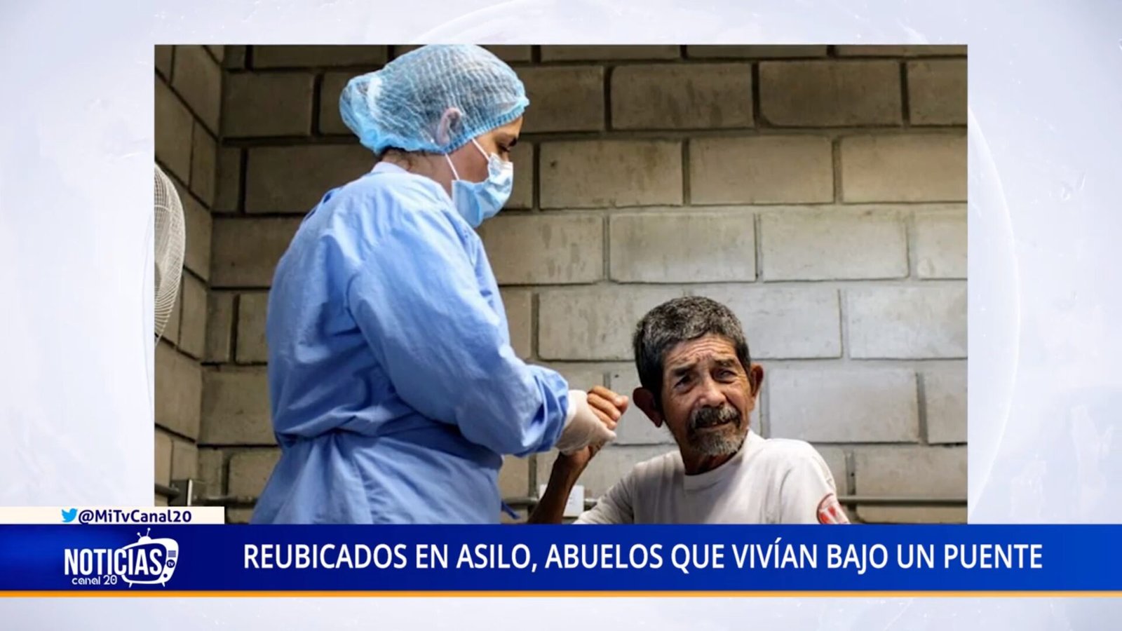 REUBICADOS EN ASILO, ABUELOS QUE VIVÍAN BAJO UN PUENTE