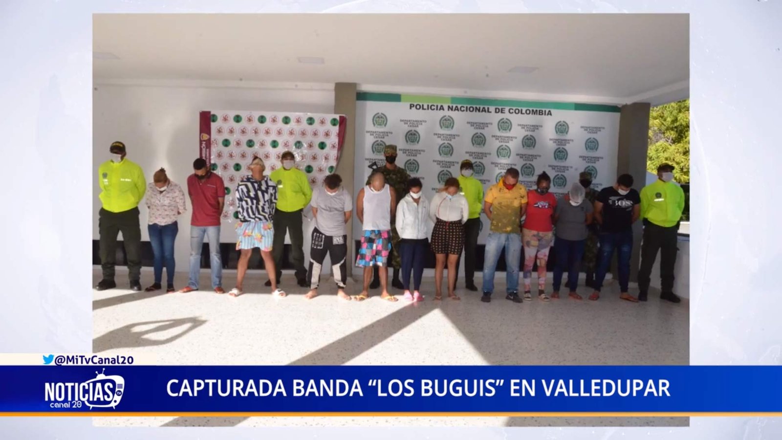 CAPTURADA BANDA “LOS BUGUIS” EN VALLEDUPAR