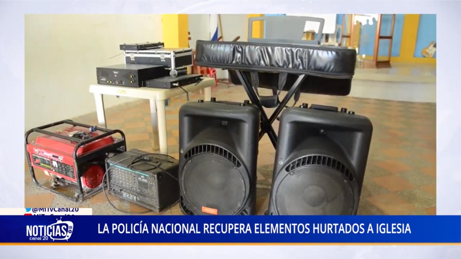 LA POLICÍA NACIONAL RECUPERA ELEMENTOS HURTADOS A IGLESIA