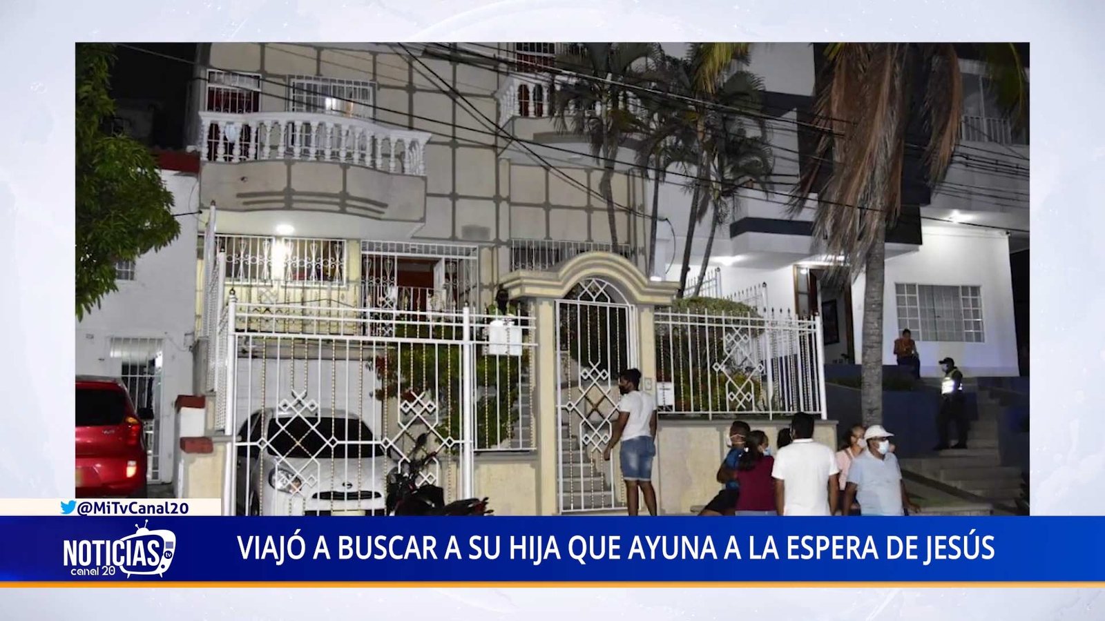 VIAJÓ A BUSCAR A SU HIJA QUE AYUNA A LA ESPERA DE JESÚS