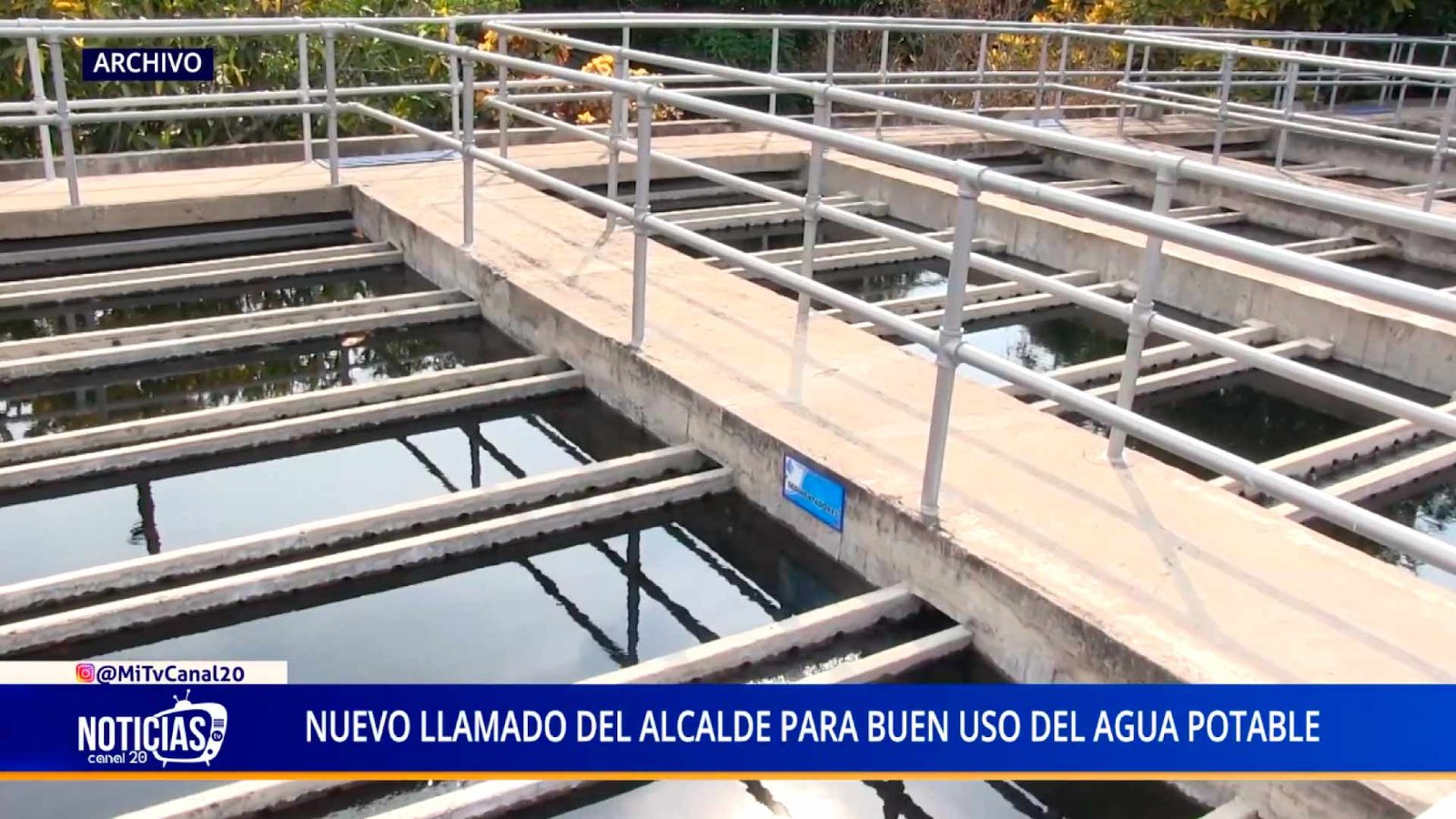 NUEVO LLAMADO DEL ALCALDE PARA BUEN USO DEL AGUA POTABLE