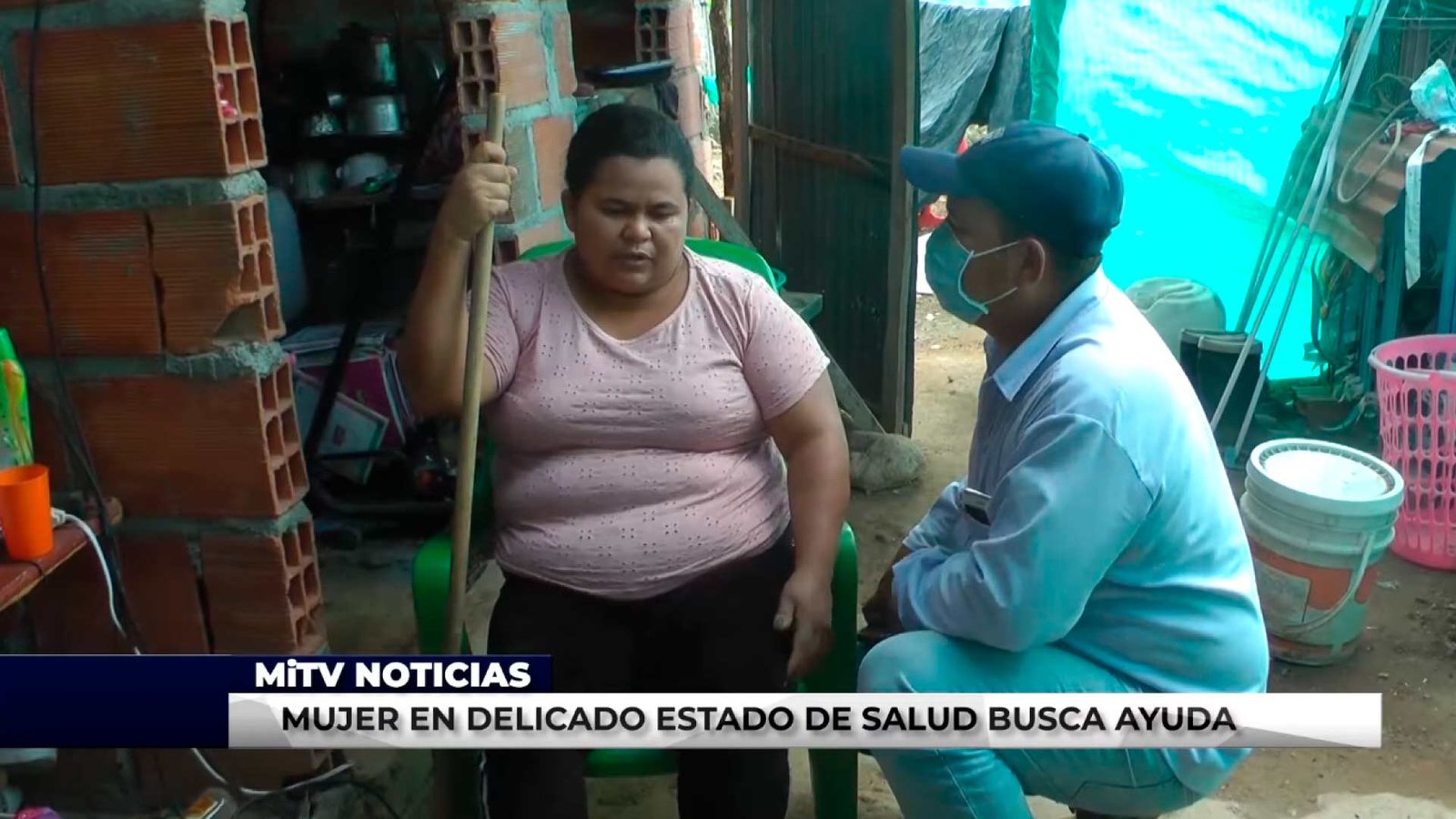 MUJER EN DELICADO ESTADO DE SALUD BUSCA AYUDA