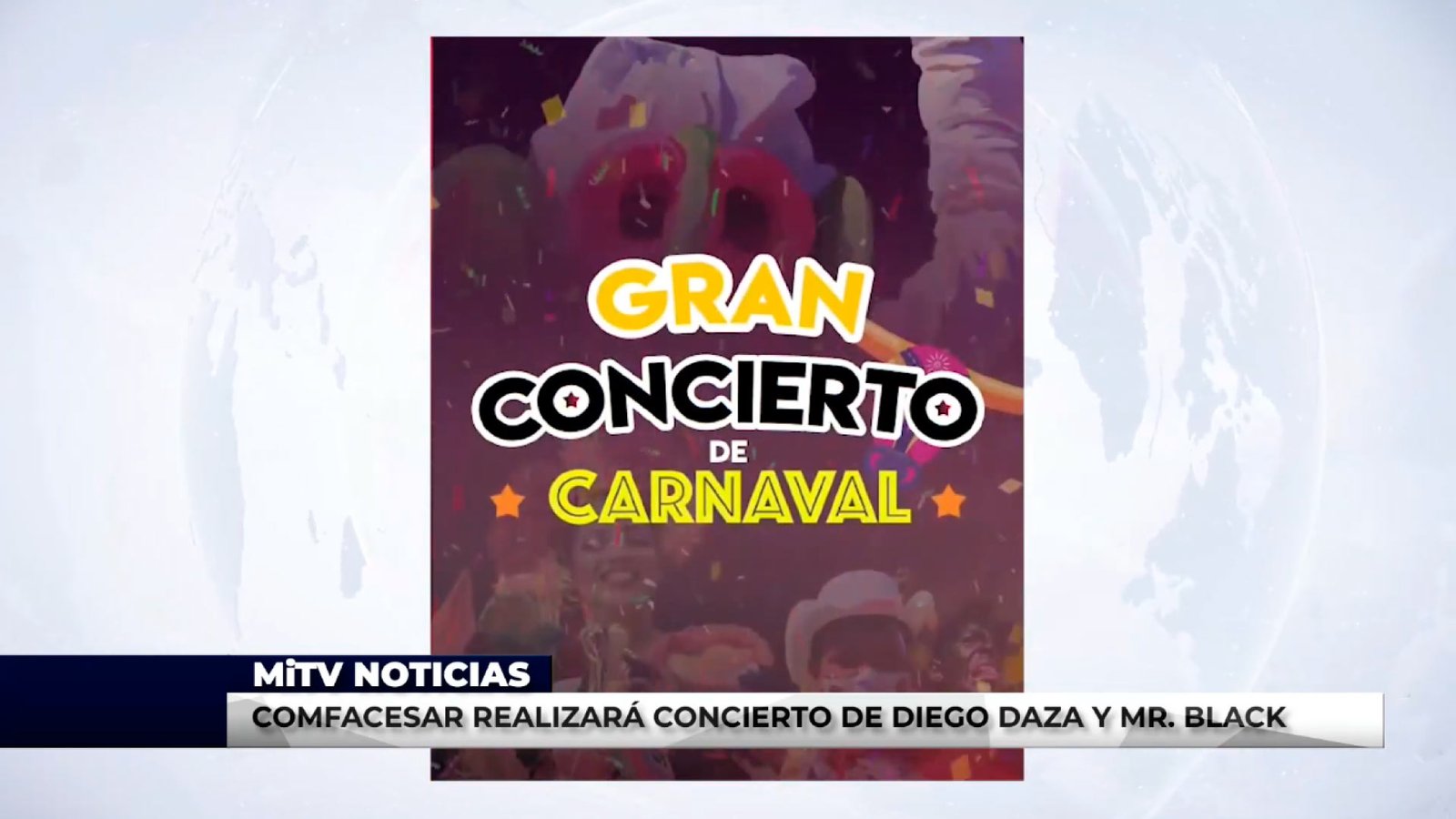 COMFACESAR REALIZARÁ CONCIERTO DE DIEGO DAZA Y MR BLAC