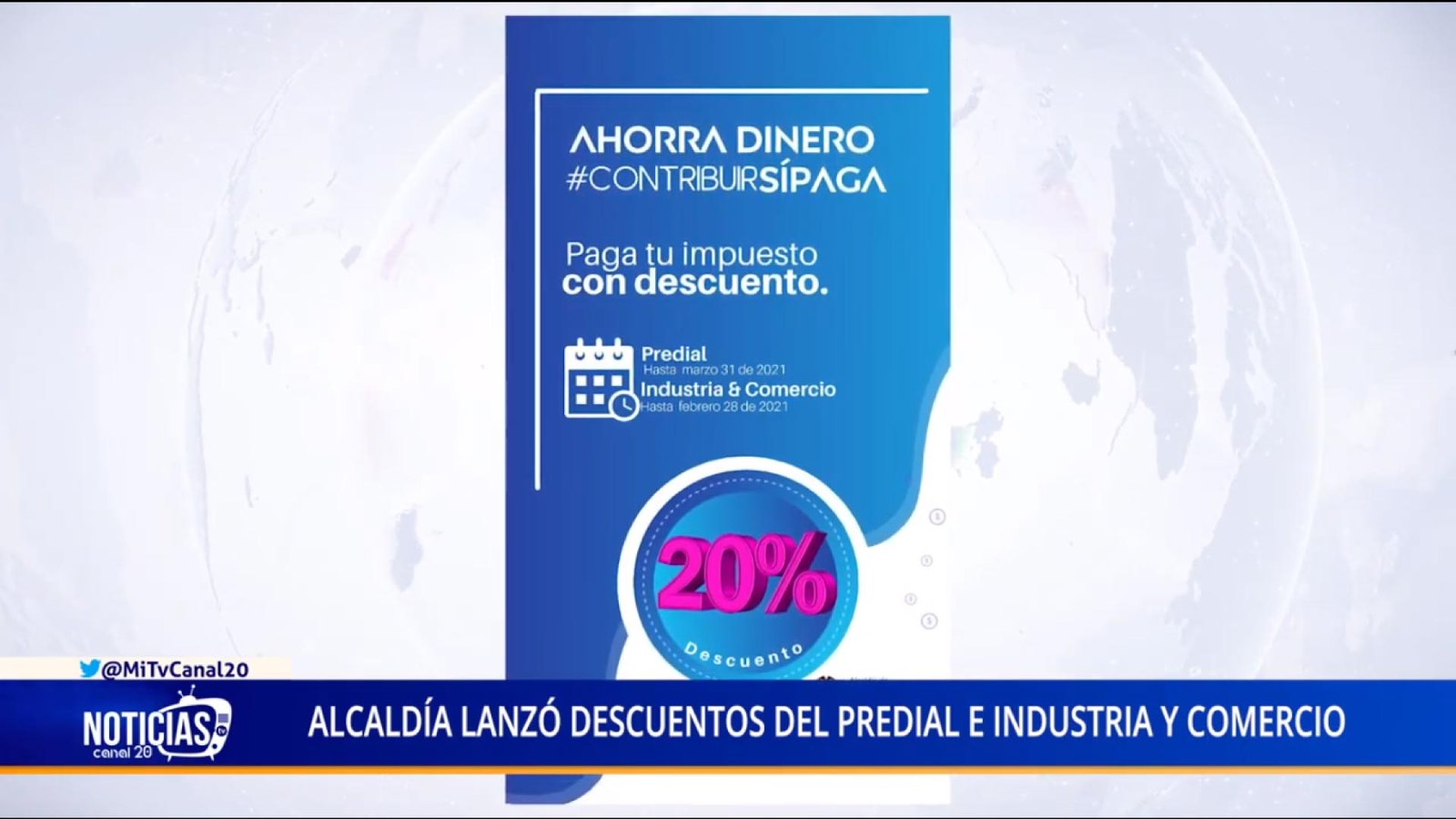 ALCALDÍA LANZÓ DESCUENTOS DEL PREDIAL E INDUSTRIA Y COMERCIO