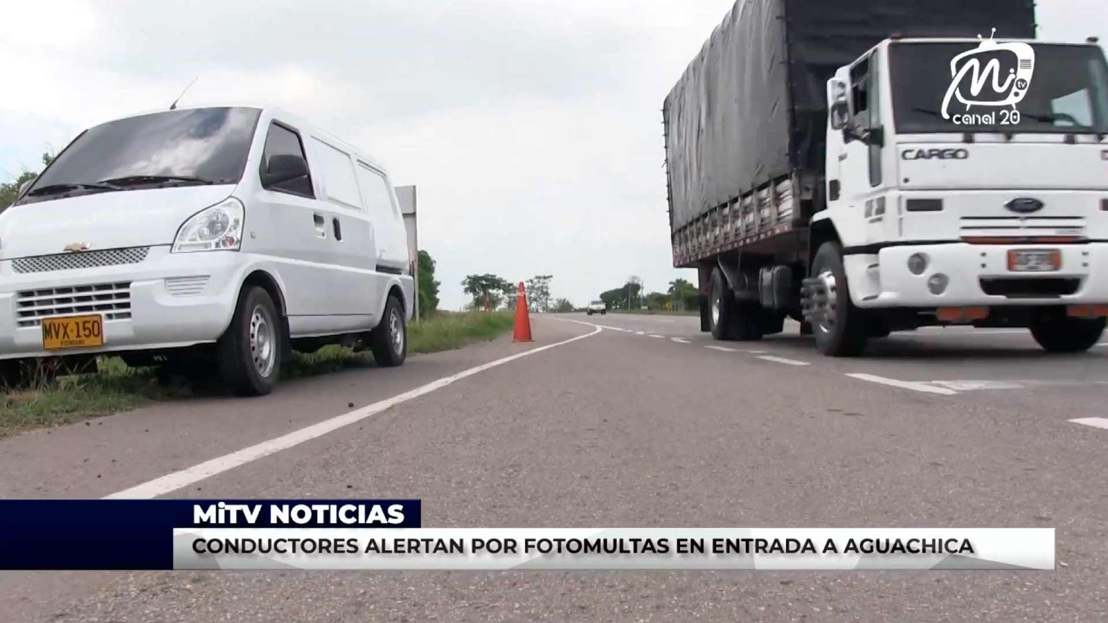 CONDUCTORES ALERTAN POR FOTOMULTAS EN ENTRADA A AGUACHICA