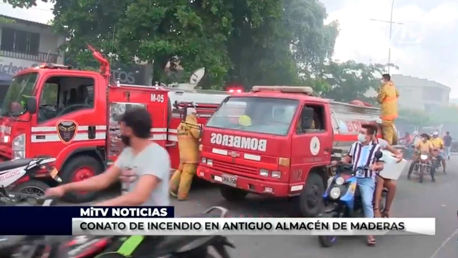 CONATO DE INCENDIO EN ANTIGUO ALMACÉN DE MADERAS