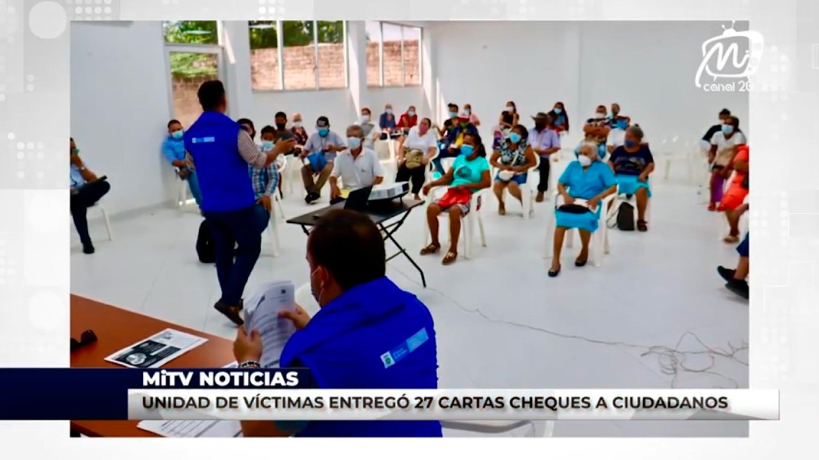 UNIDAD DE VÍCTIMAS ENTREGÓ 27 CARTAS CHEQUES A CIUDADANOS