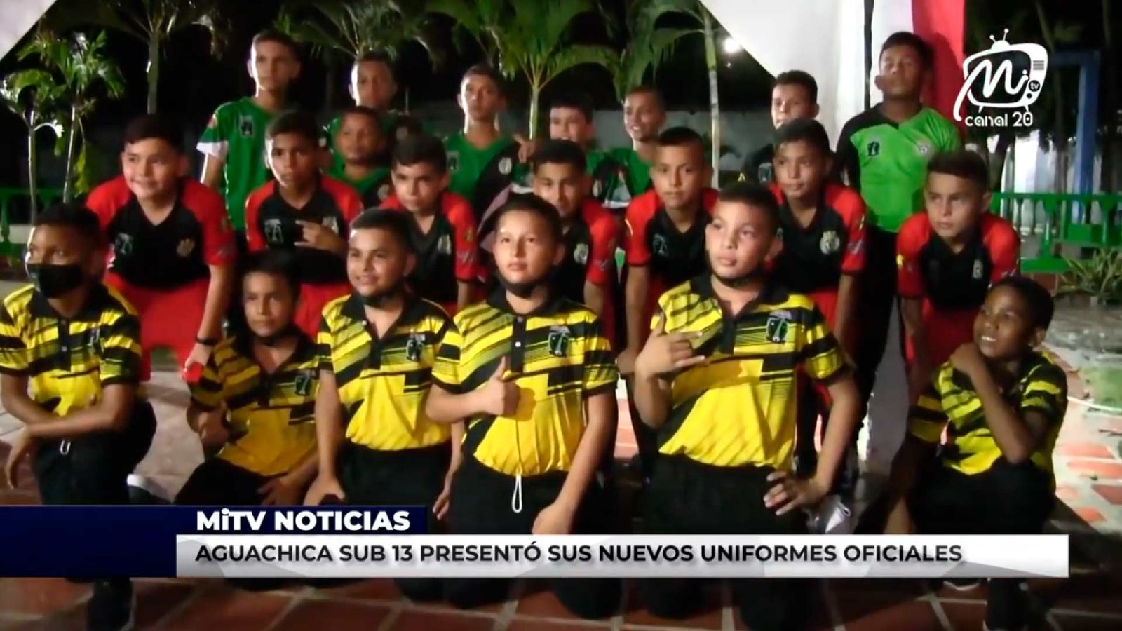 AGUACHICA SUB 13 PRESENTÓ SUS NUEVOS UNIFORMES OFICIALES