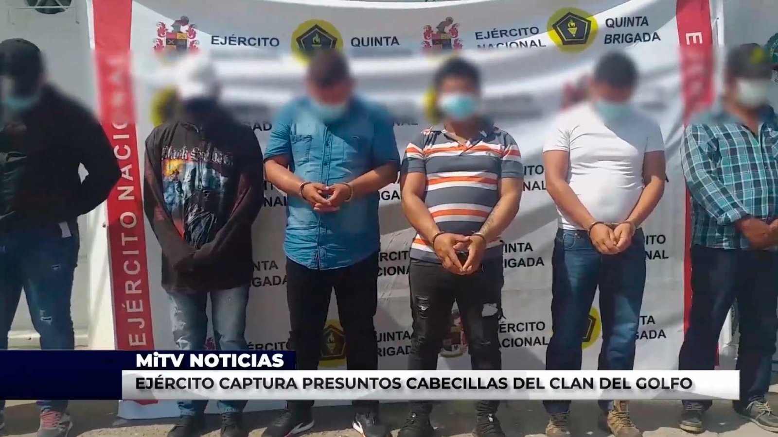 EJÉRCITO CAPTURA PRESUNTOS CABECILLAS DEL CLAN DEL GOLFO