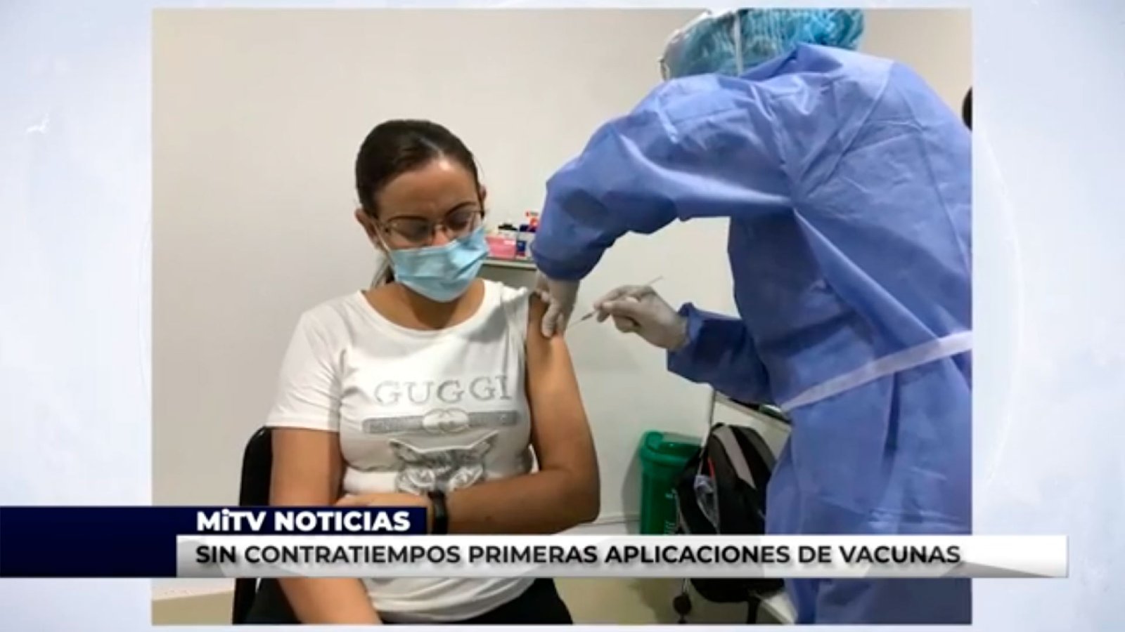 SIN CONTRATIEMPOS PRIMERAS APLICACIONES DE VACUNAS