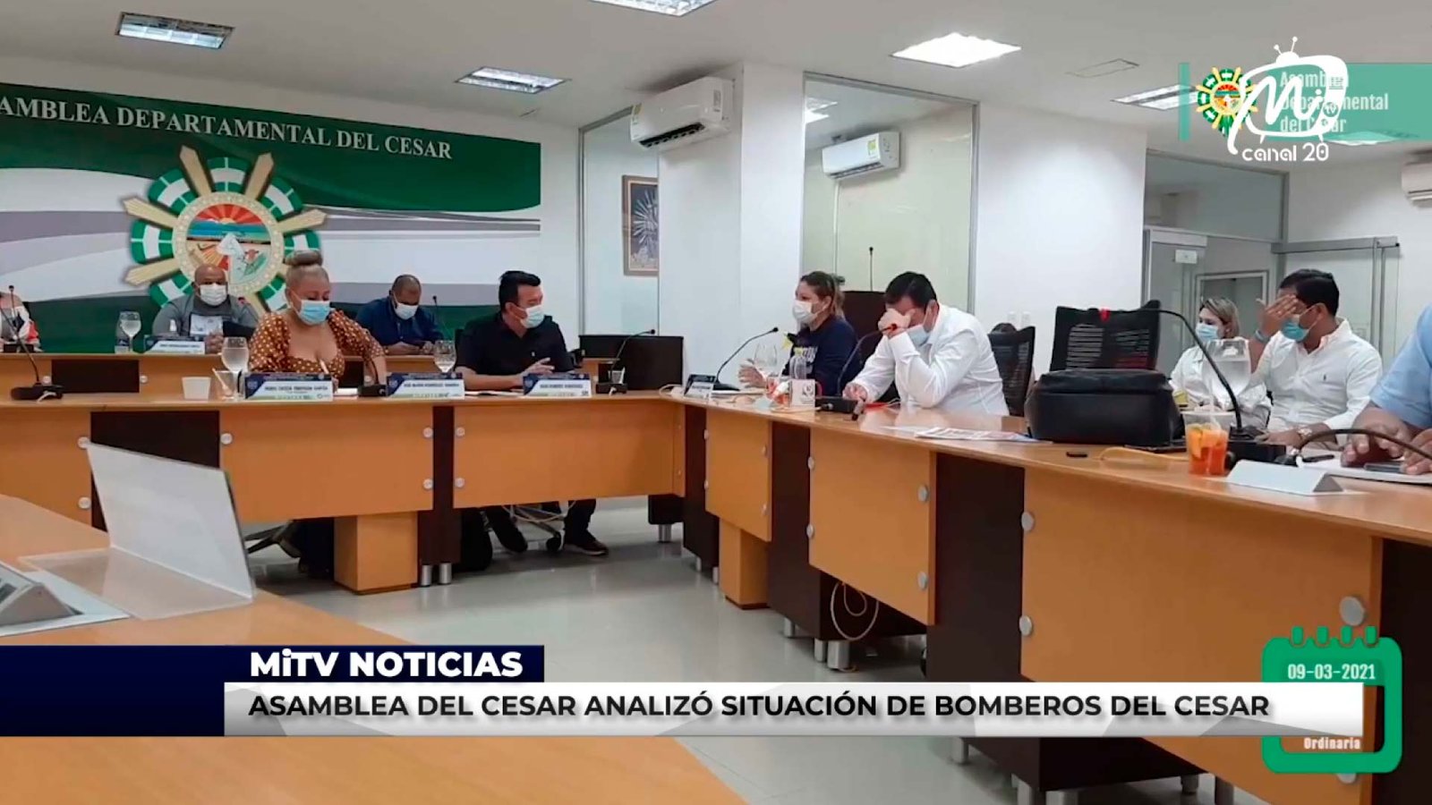 ASAMBLEA DEL CESAR ANALIZÓ SITUACIÓN DE BOMBEROS DEL CESAR