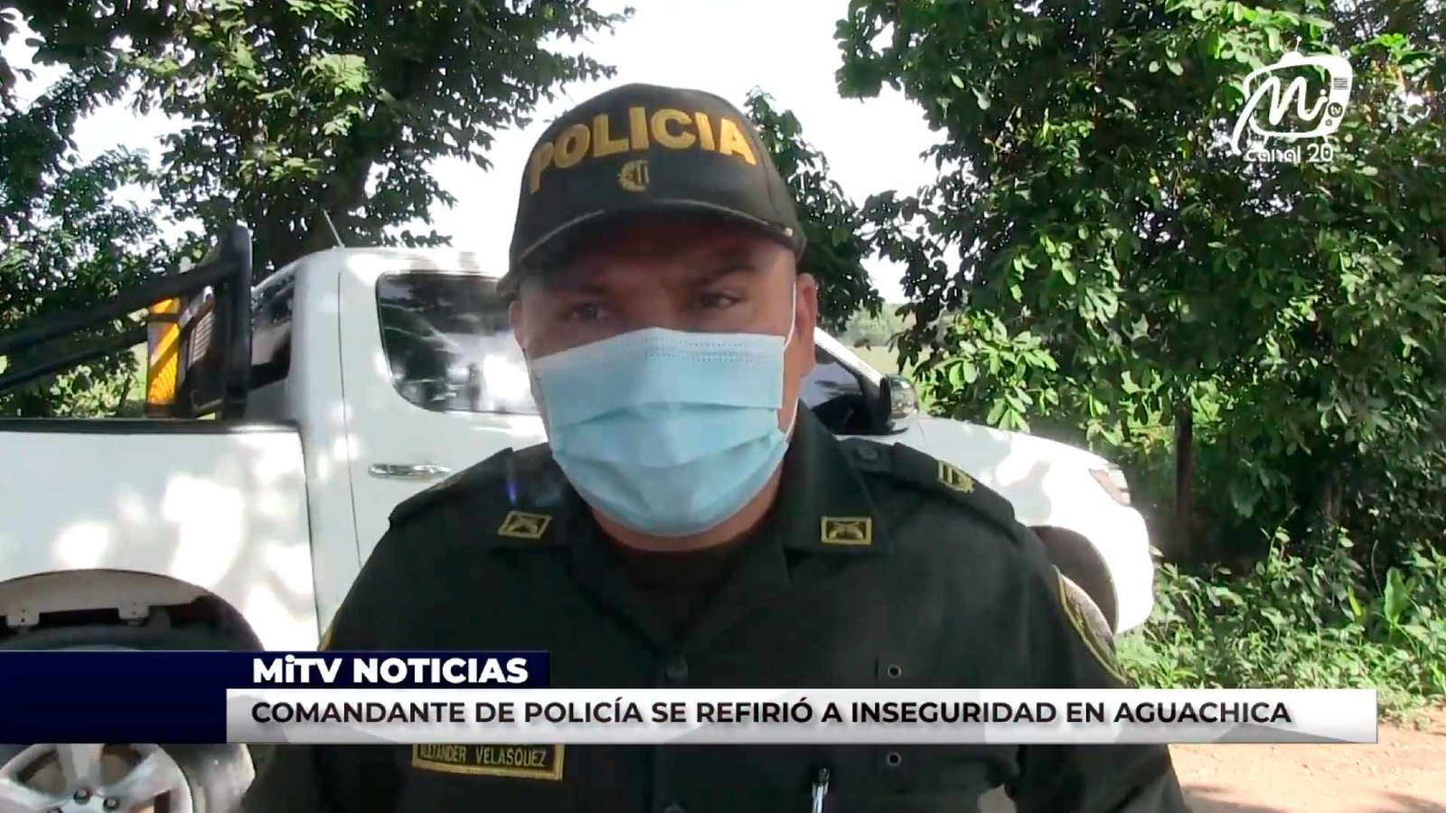 COMANDANTE DE POLICÍA SE REFIRIÓ A INSEGURIDAD EN AGUACHICA