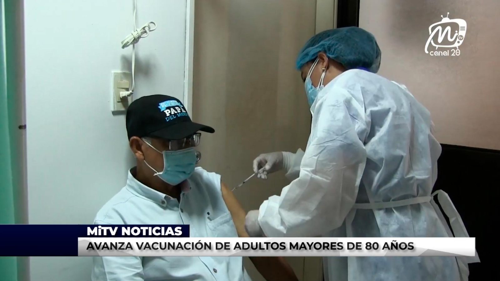 AVANZA VACUNACIÓN DE ADULTOS MAYORES DE 80 AÑOS