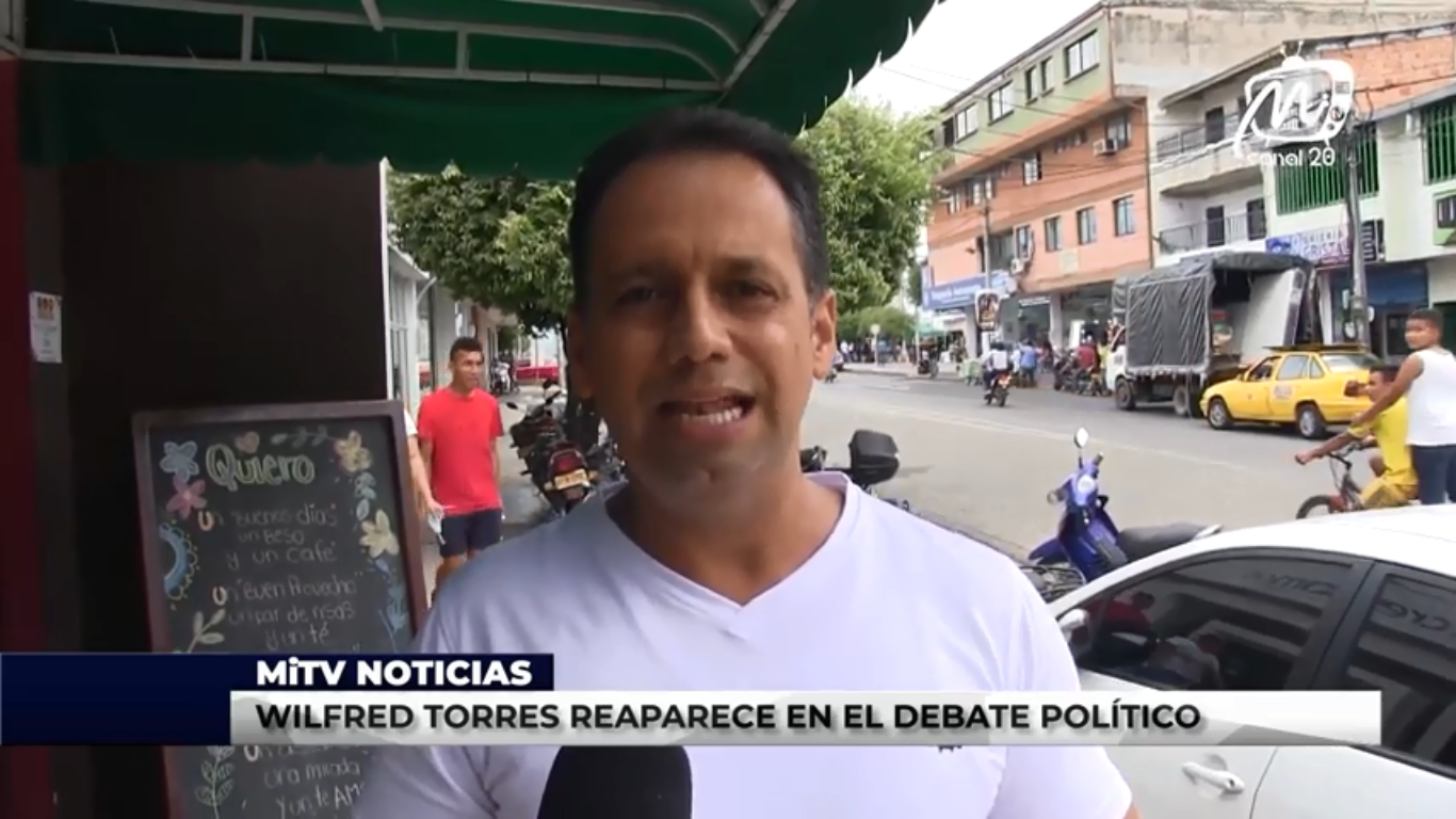 WILFRED TORRES REAPARECE EN EL DEBATE POLÍTICO