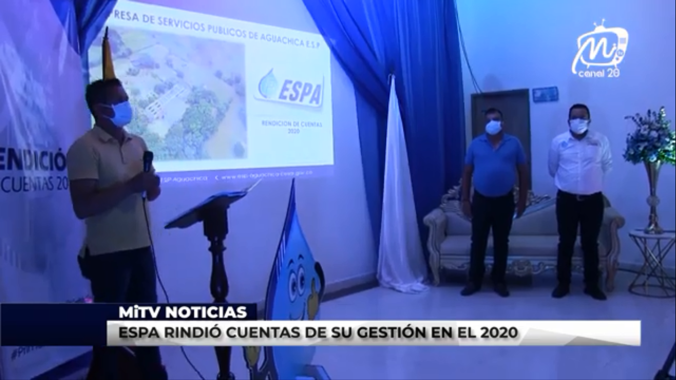 LA ESPA RINDIÓ CUENTAS DE SU GESTIÓN EN EL 2020