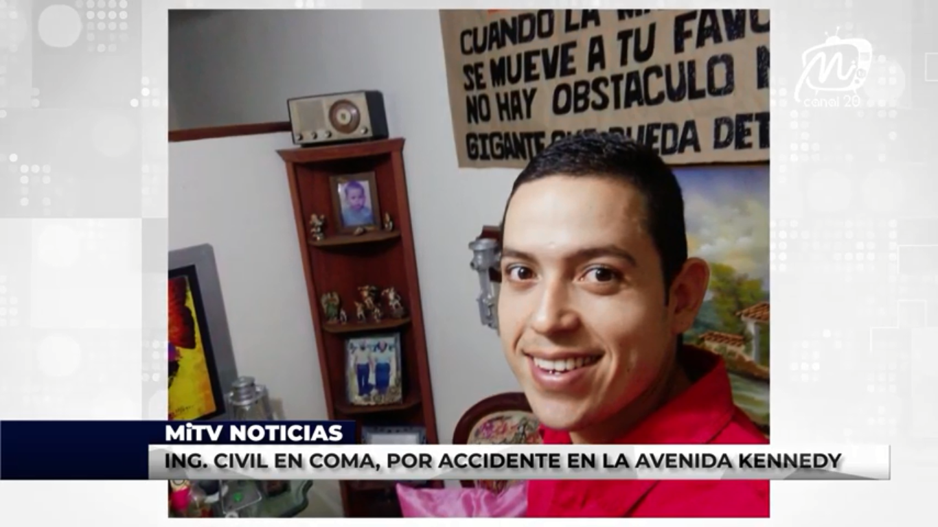 ING. CIVIL EN COMA, POR ACCIDENTE EN LA AVENIDA KENNEDY