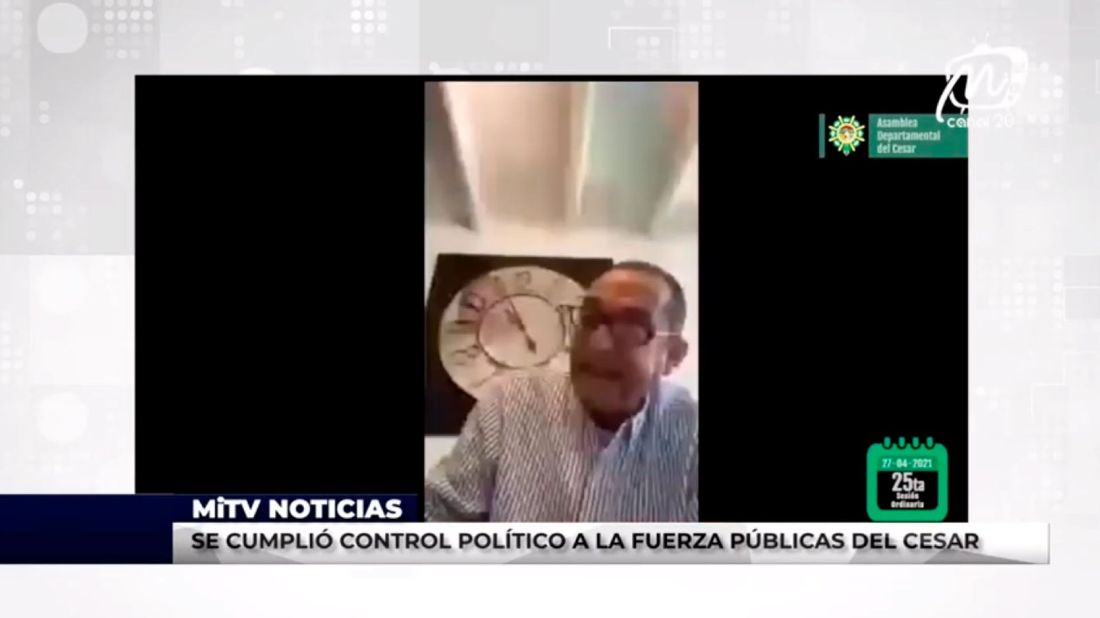 SE CUMPLIÓ CONTROL POLÍTICO A LA FUERZA PÚBLICAS DEL CESAR