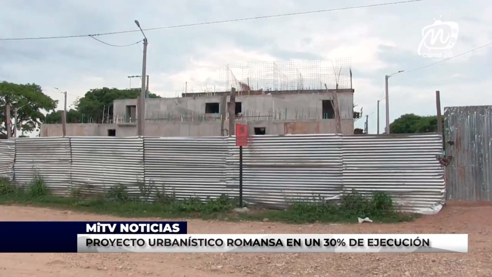 PROYECTO URBANÍSTICO ROMANSA EN UN 30% DE EJECUCIÓN