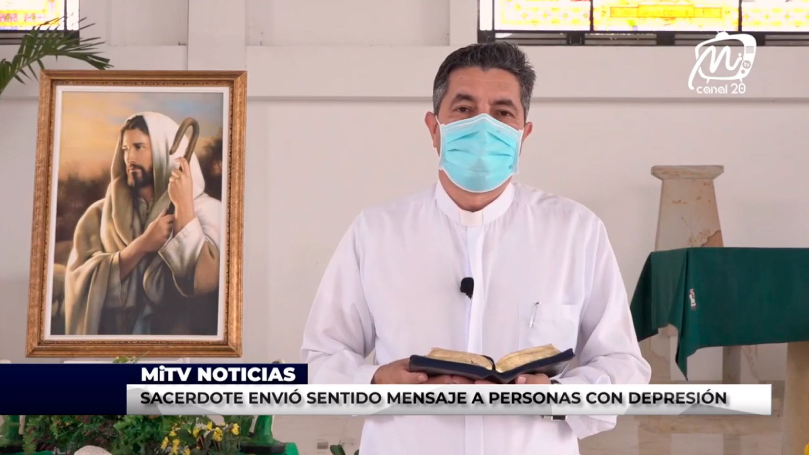 SACERDOTE ENVIÓ SENTIDO MENSAJE A PERSONAS CON DEPRESIÓN