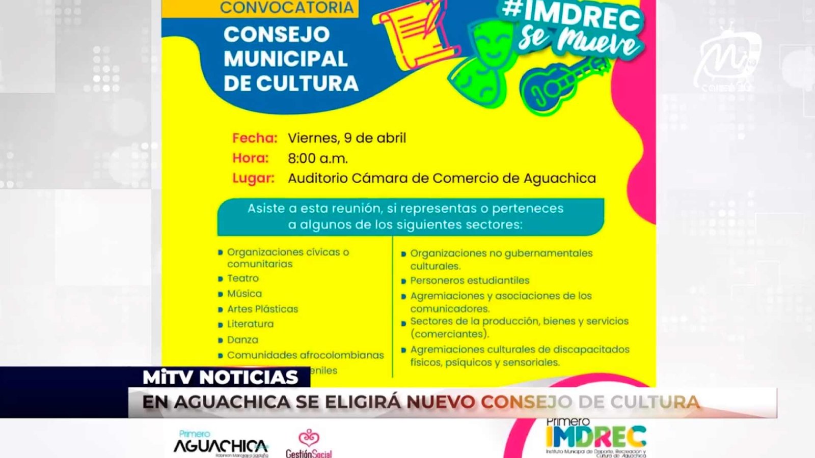 EN AGUACHICA SE ELEGIRÁ NUEVO CONSEJO DE CULTURA