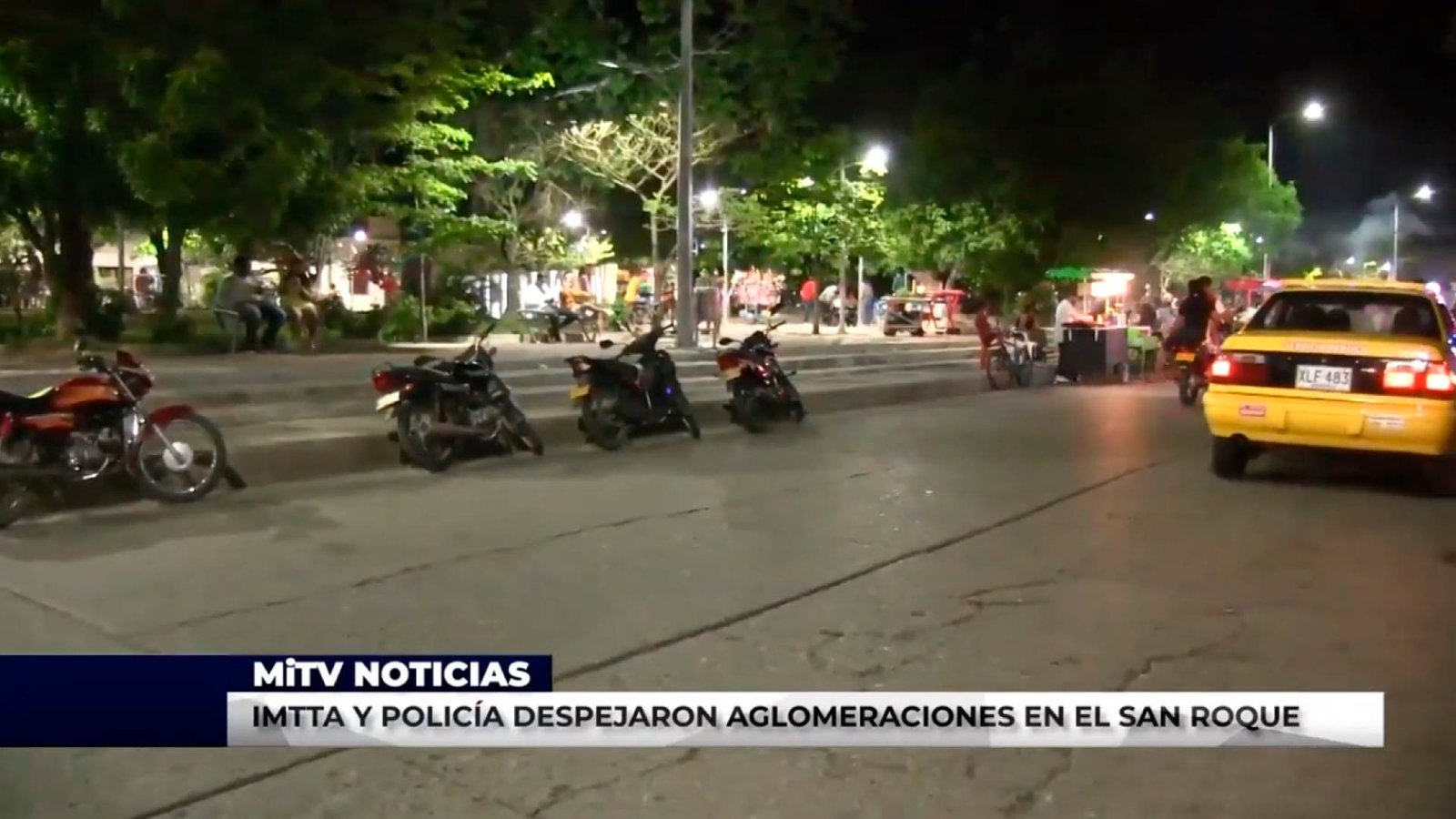 IMTTA Y POLICÍA DESPEJARON AGLOMERACIONES EN EL SAN ROQUE