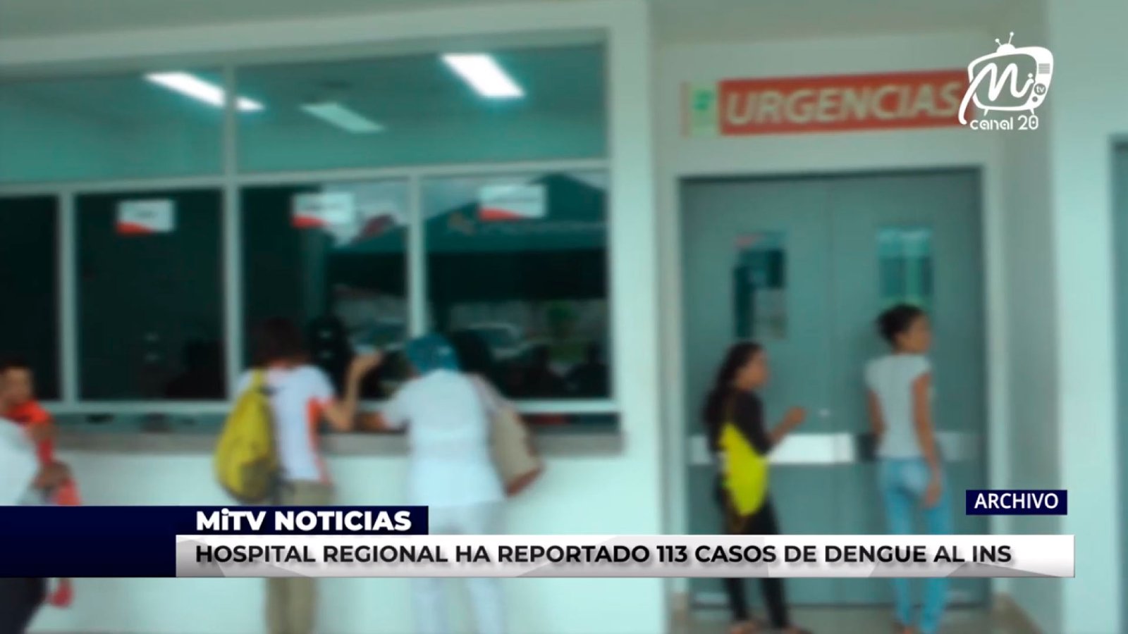 HOSPITAL REGIONAL HA REPORTADO 113 CASOS DE DENGUE AL INS