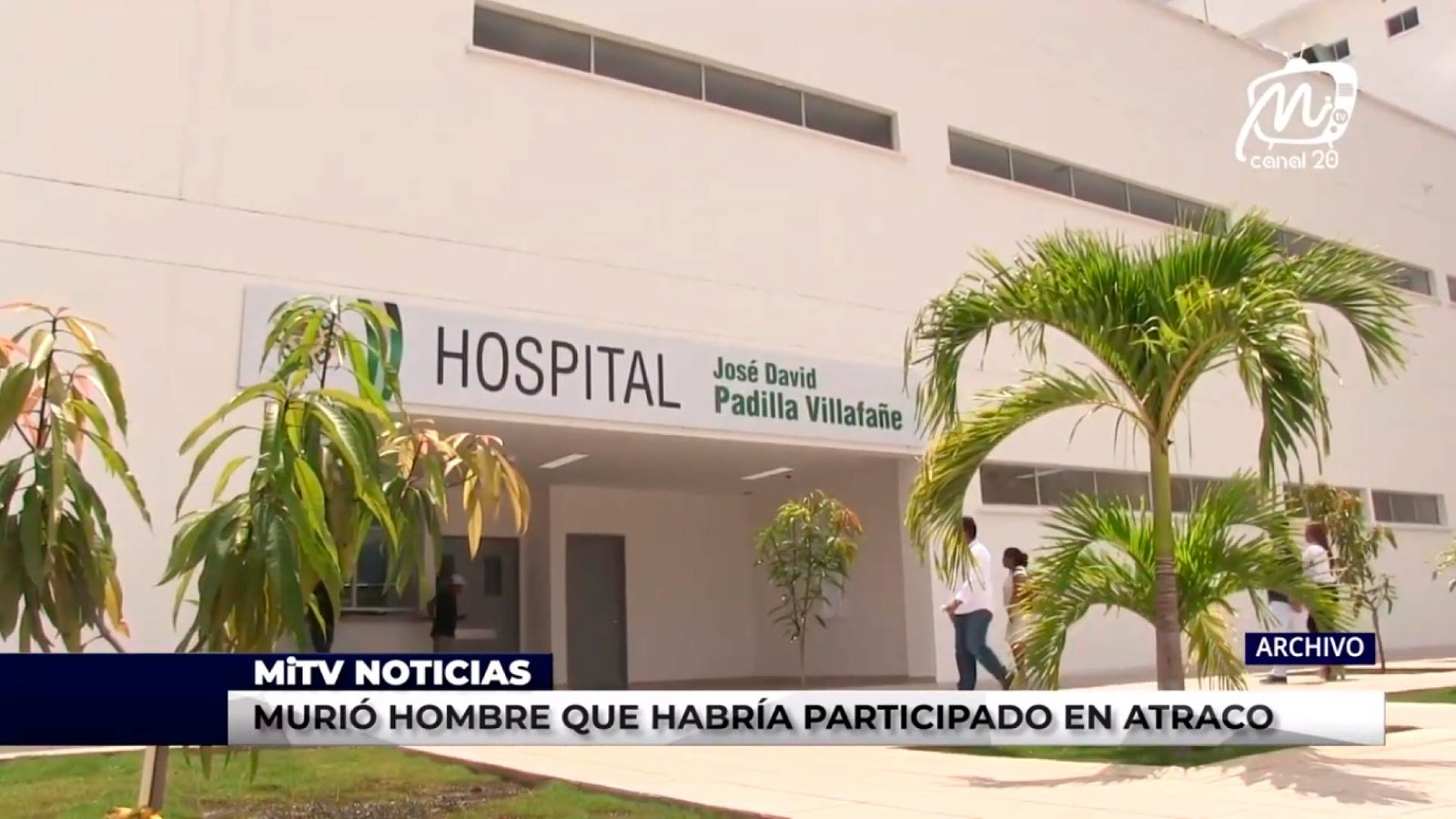MURIÓ HOMBRE QUE HABRÍA PARTICIPADO EN ATRACO