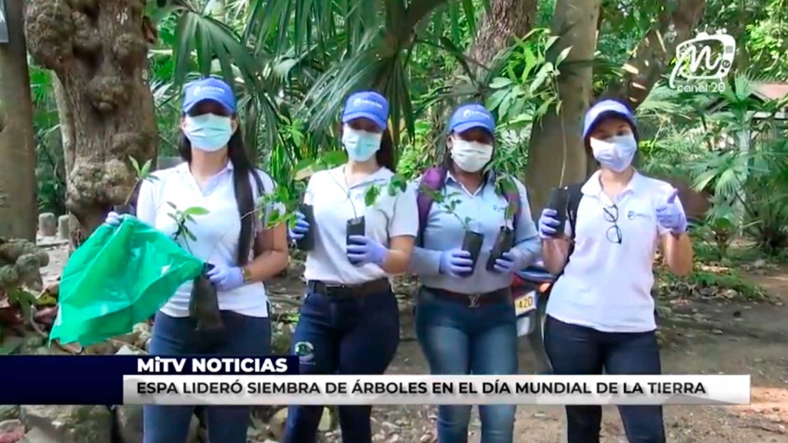 ESPA LIDERÓ SIEMBRA DE ÁRBOLES EN EL DÍA MUNDIAL DE LA TIERRA