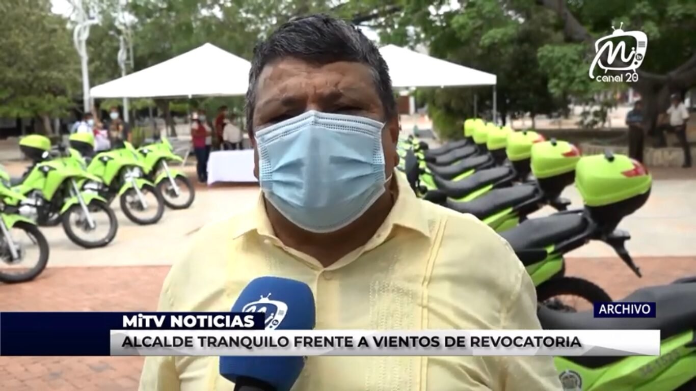 ALCALDE TRANQUILO FRENTE A VIENTOS DE REVOCATORIA