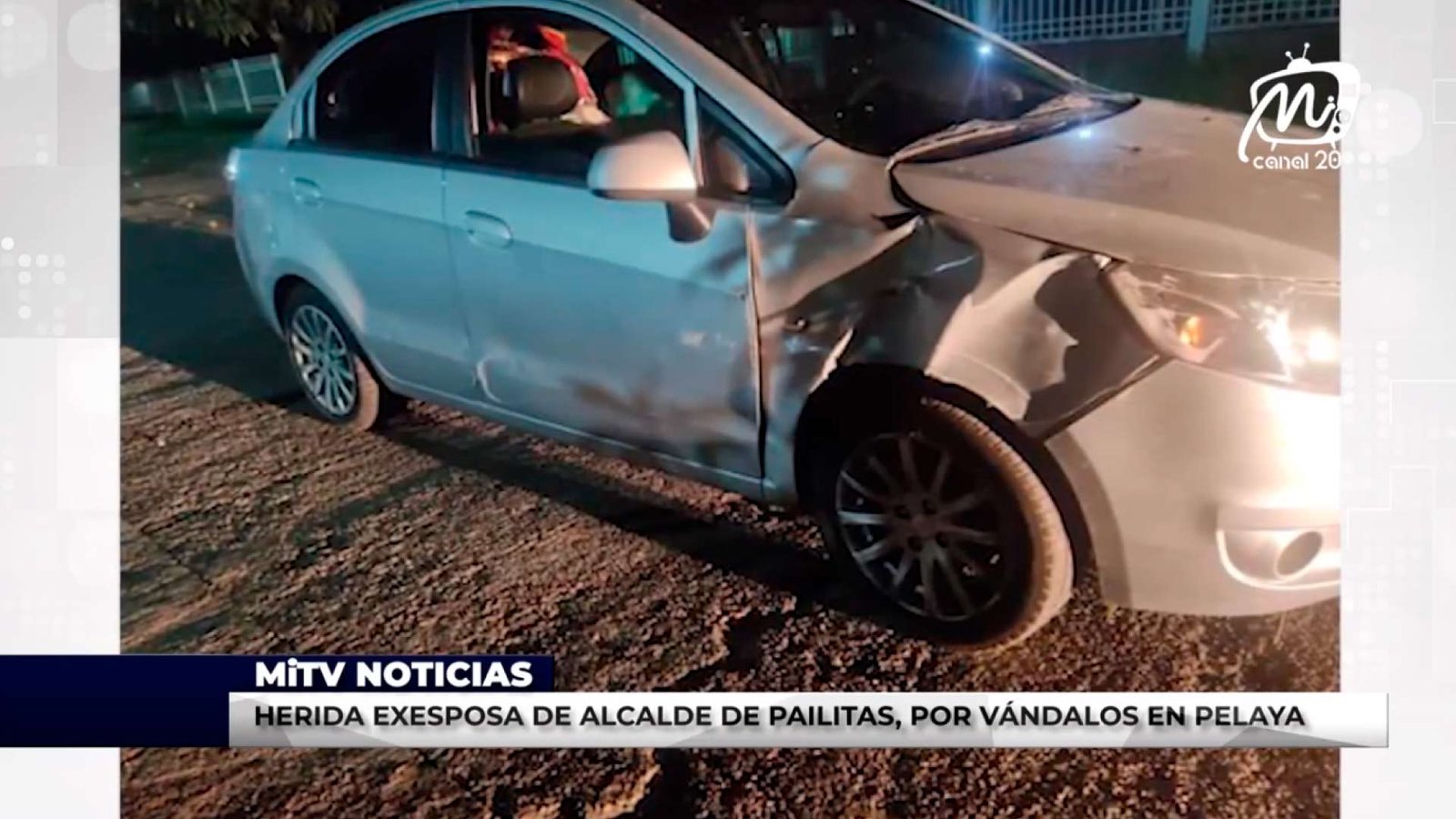 HERIDA EXESPOSA DE ALCALDE DE PAILITAS, POR VÁNDALOS EN PELAYA