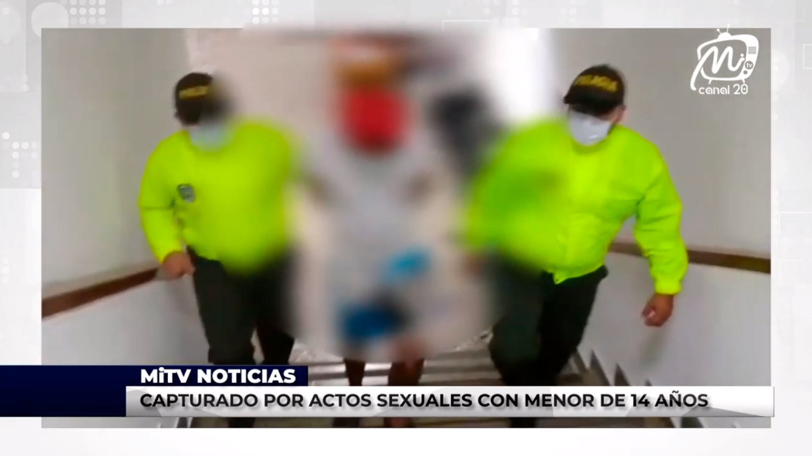CAPTURADO POR ACTOS SEXUALES CON MENOR DE 14 AÑOS