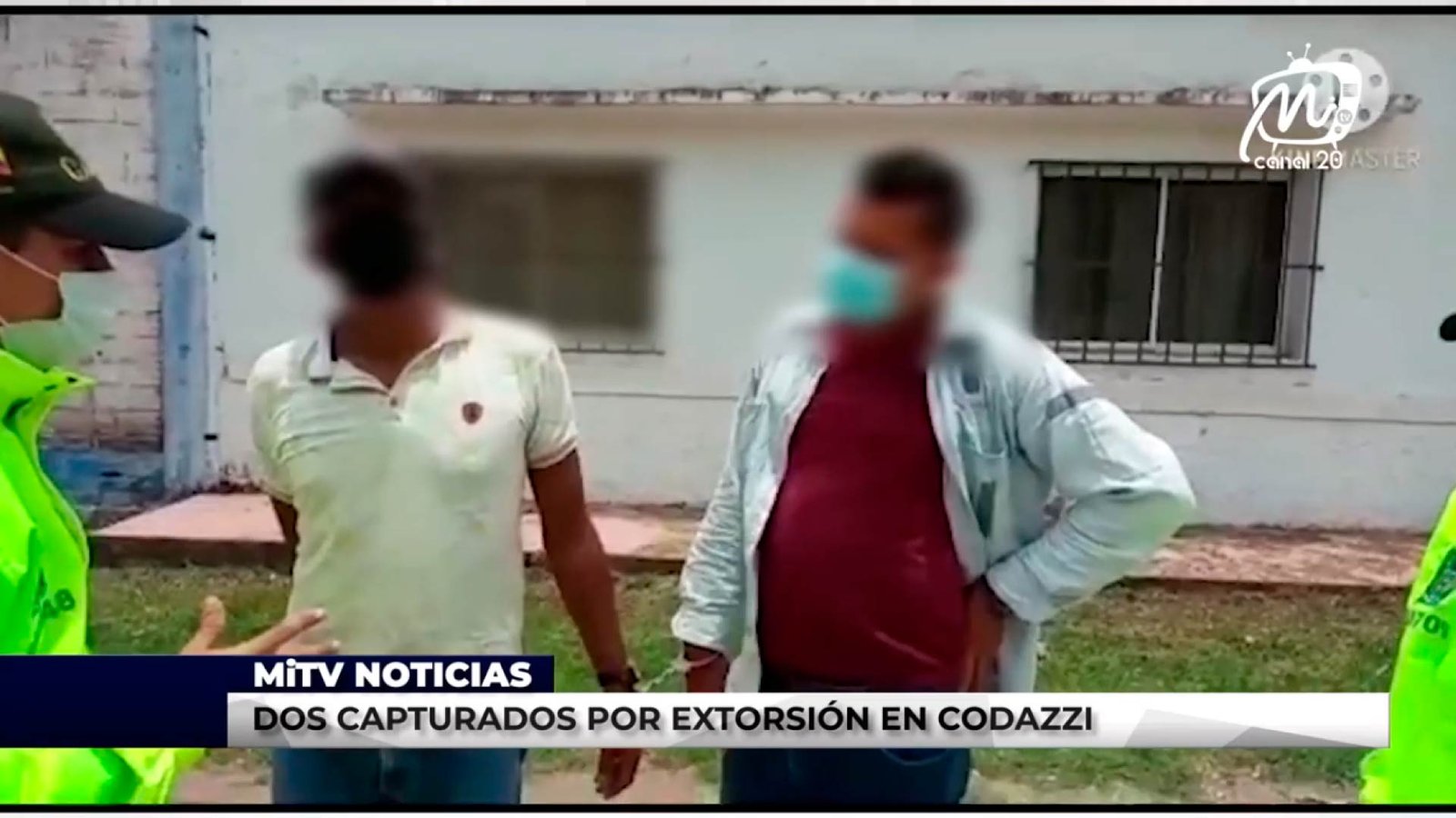 DOS CAPTURADOS POR EXTORSIÓN EN CODAZZI