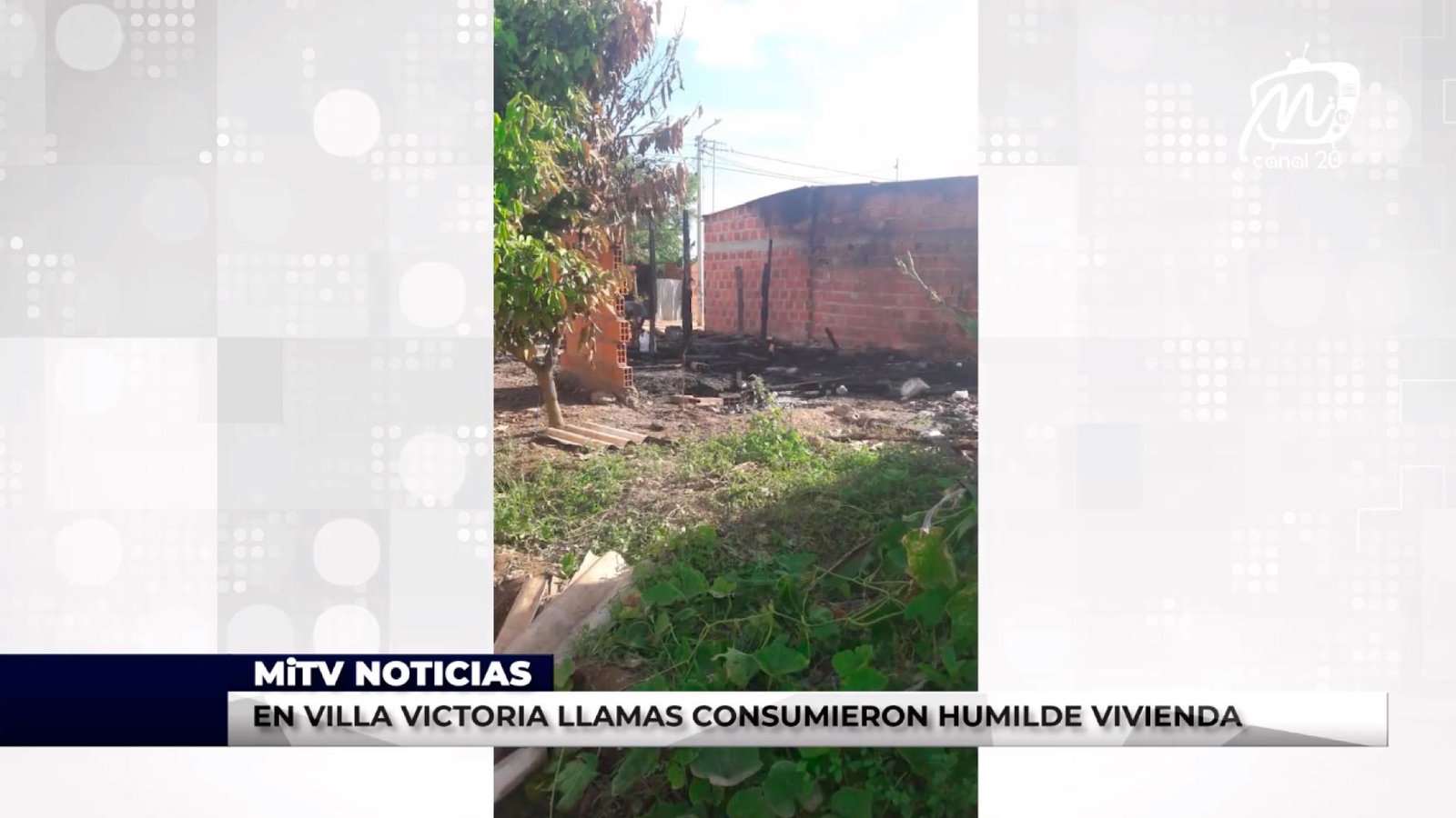 EN VILLA VICTORIA LLAMAS CONSUMIERON HUMILDE VIVIENDA