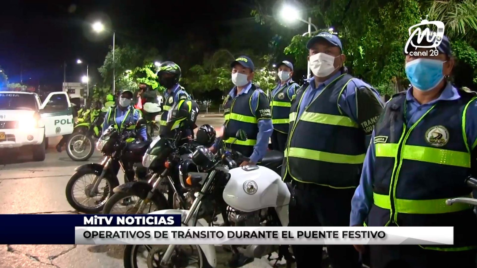 OPERATIVOS DE TRÁNSITO DURANTE EL PUENTE FESTIVO